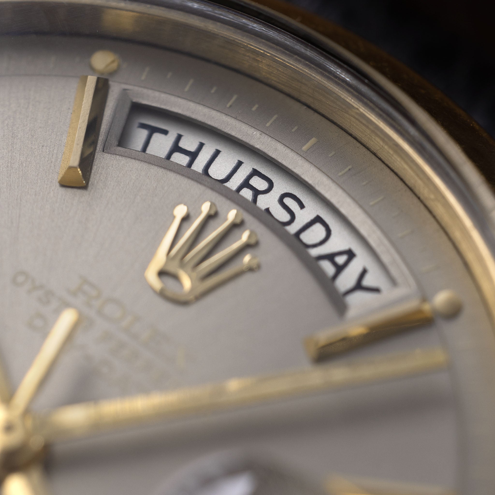 Rolex Day-Date Referenz 1802 Graues Sigma Zifferblatt