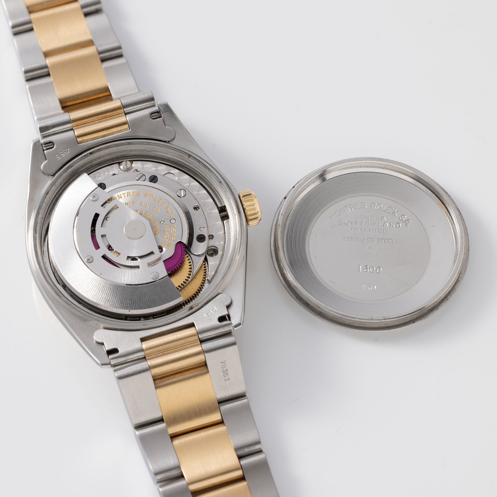 Rolex Datejust 1601/3 Graues Ghost Soleil Zifferblatt