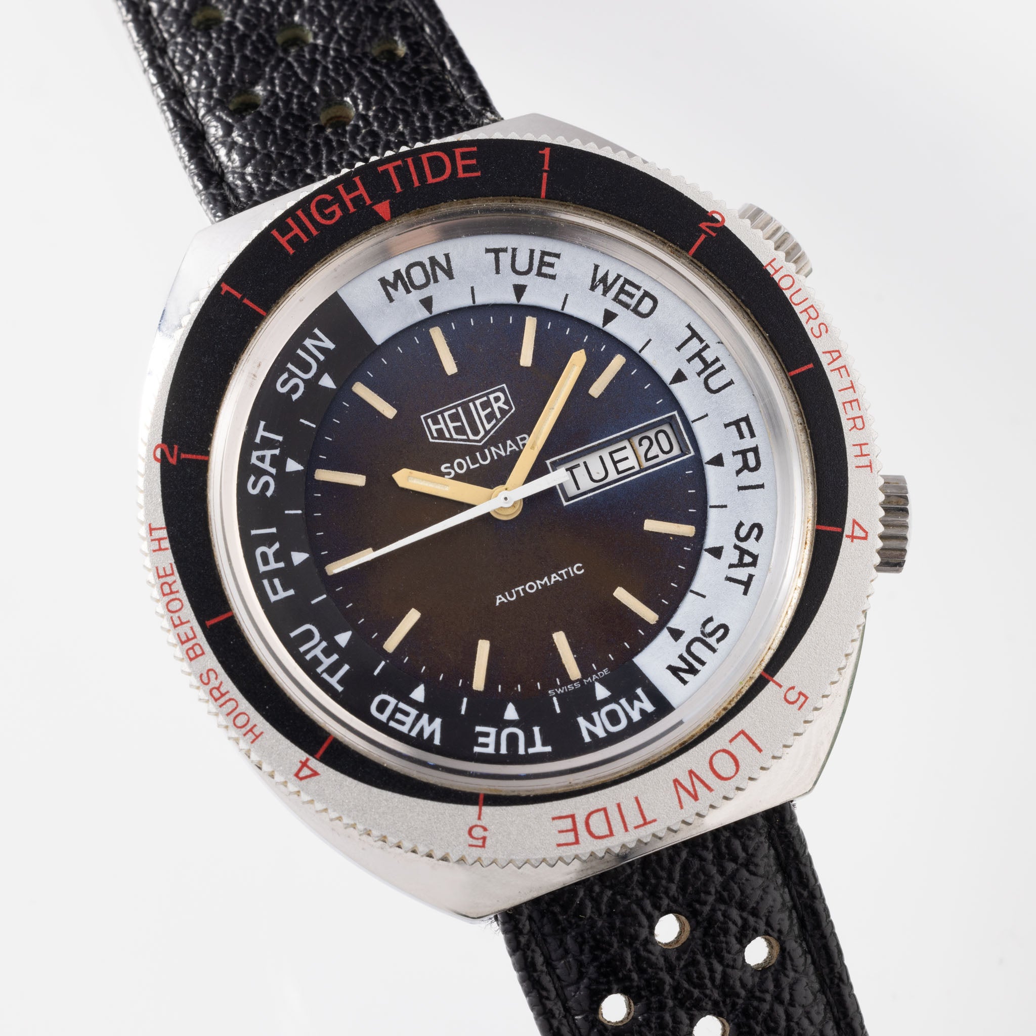 Heuer Solunar Referenz 279.603 Tropical Zifferblatt