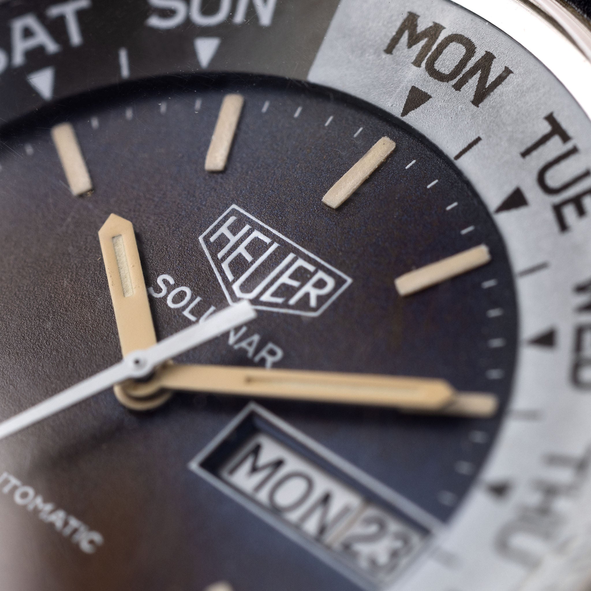 Heuer Solunar Referenz 279.603 Tropical Zifferblatt