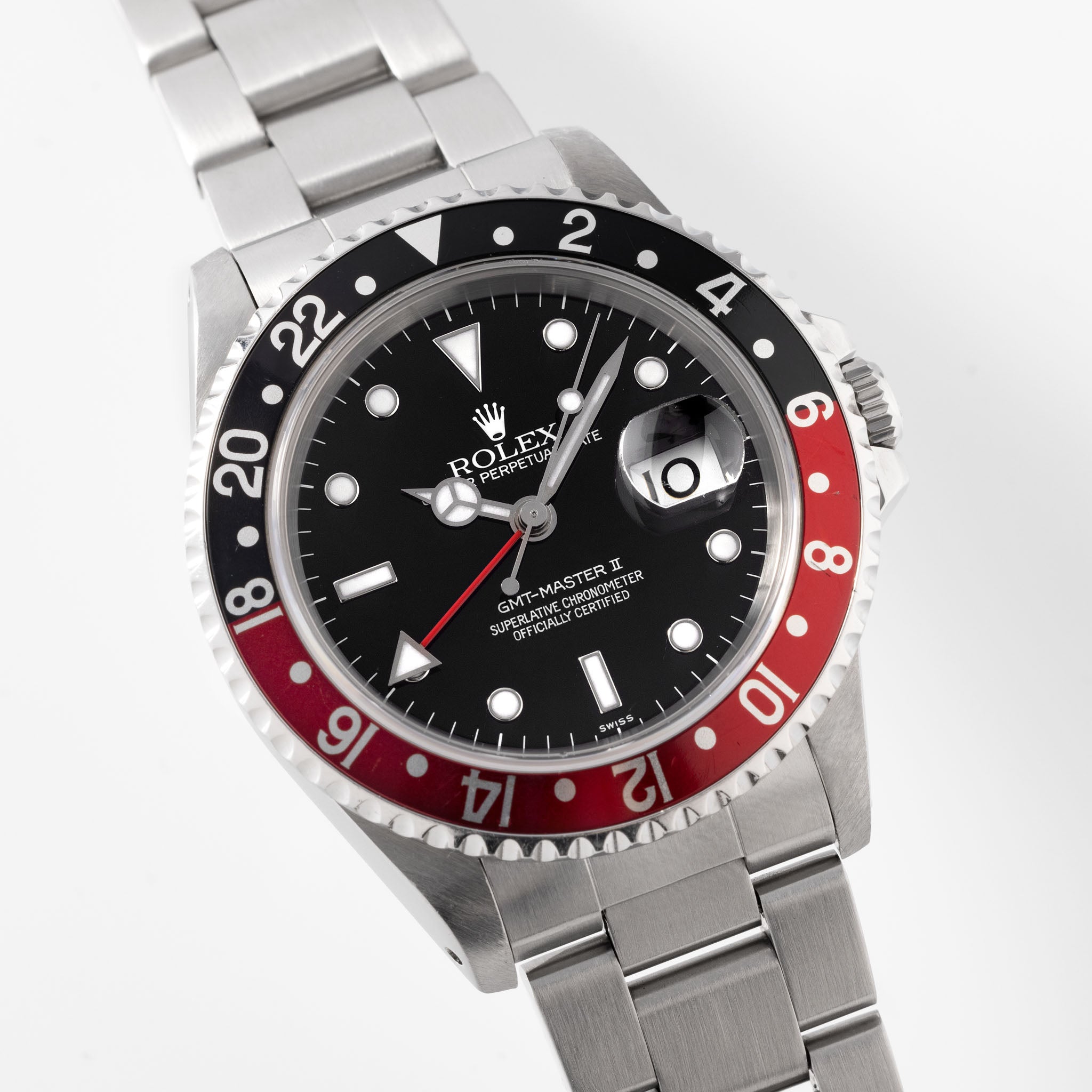 Rolex GMT Master 16710 Swiss Only Zifferblatt Mit Coke Lünette