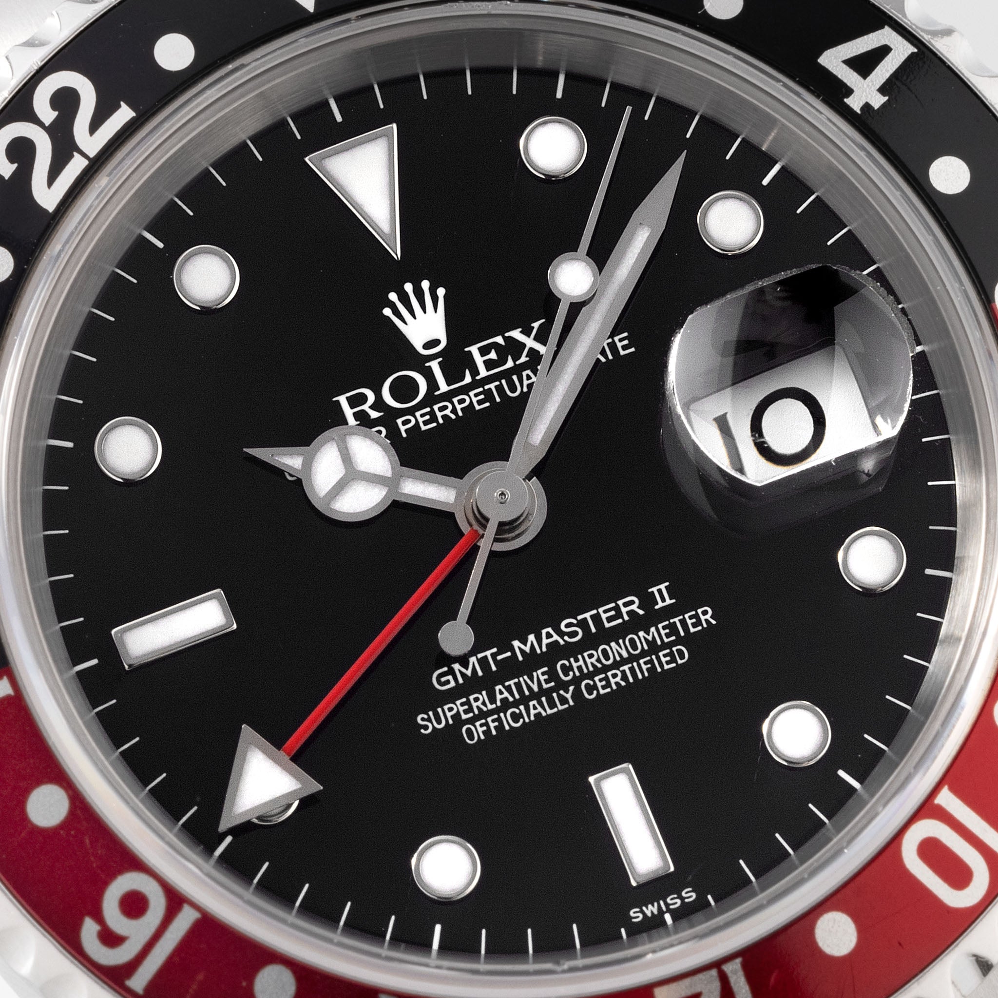 Rolex GMT Master 16710 Swiss Only Zifferblatt Mit Coke Lünette
