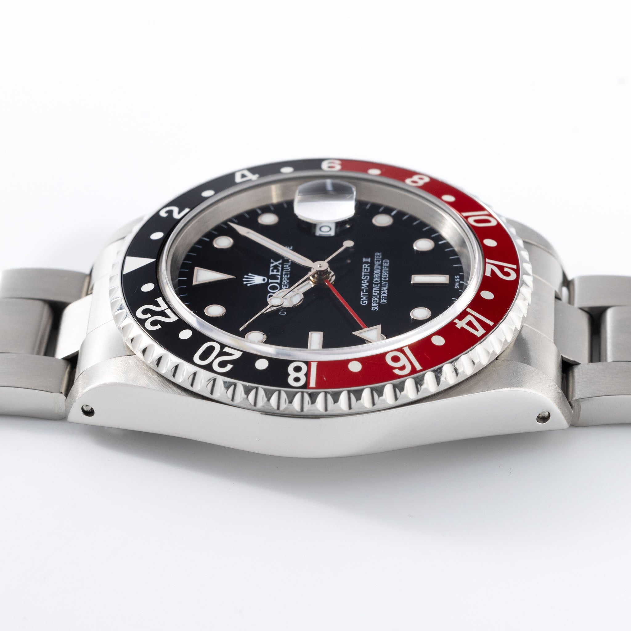 Rolex GMT Master 16710 Swiss Only Zifferblatt Mit Coke Lünette