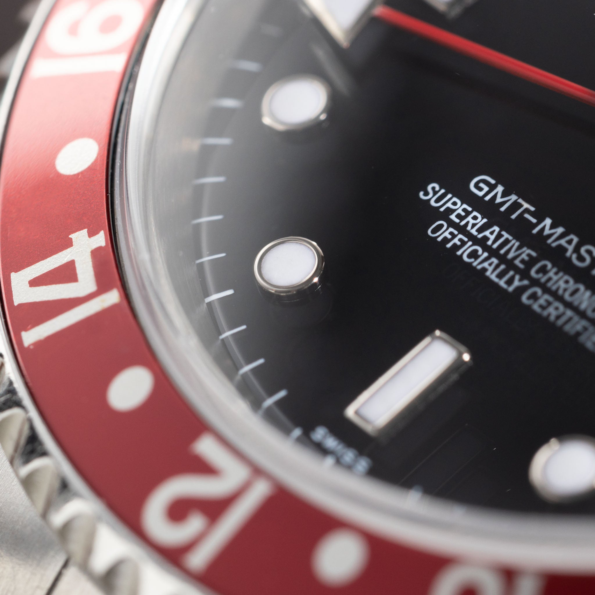 Rolex GMT Master 16710 Swiss Only Zifferblatt Mit Coke Lünette
