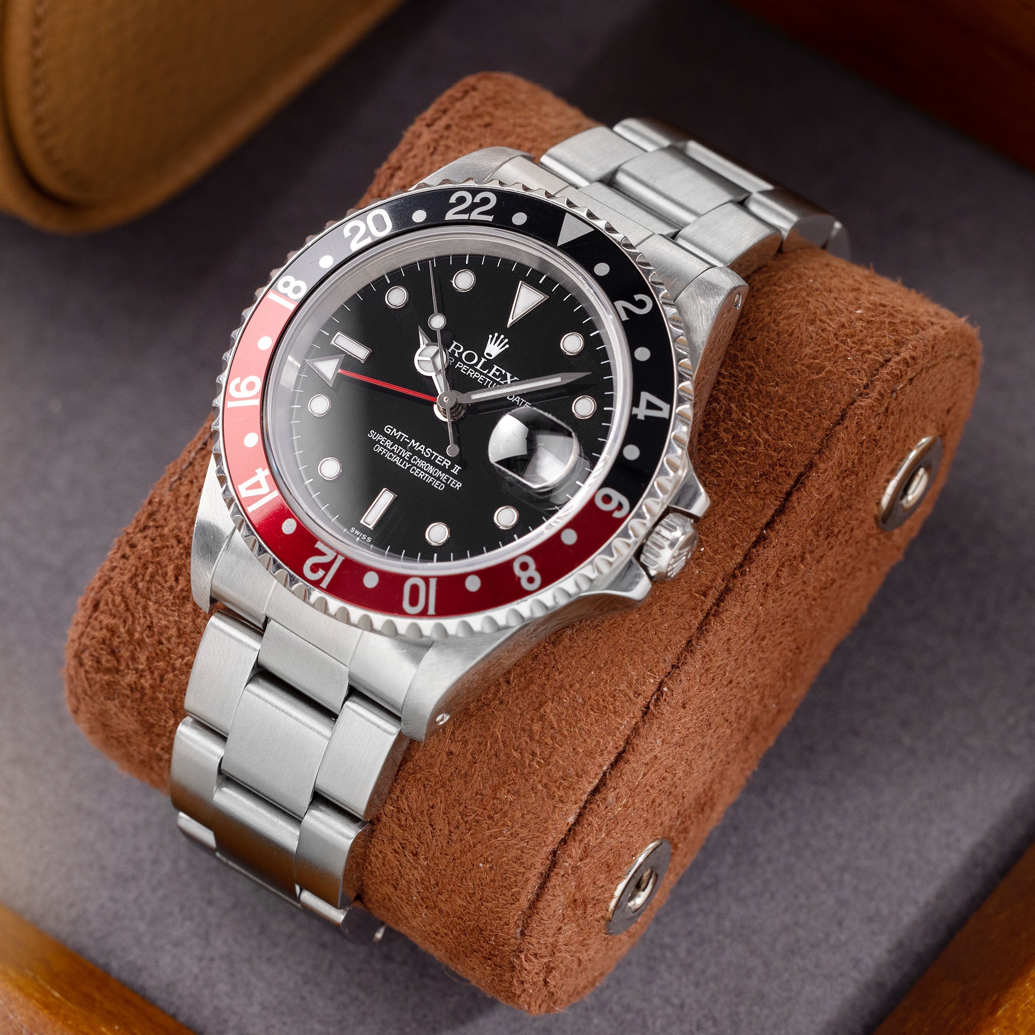 Rolex GMT Master 16710 Swiss Only Zifferblatt Mit Coke Lünette