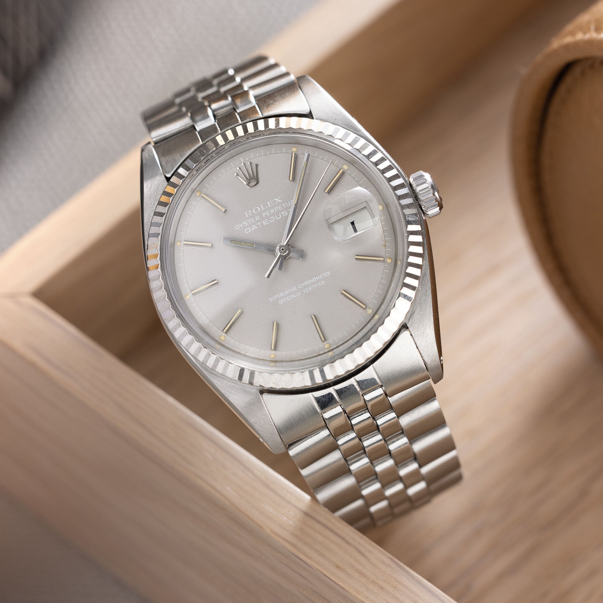 Rolex Datejust Referenz 1601 MIt Seltenem Ghost Zifferblatt