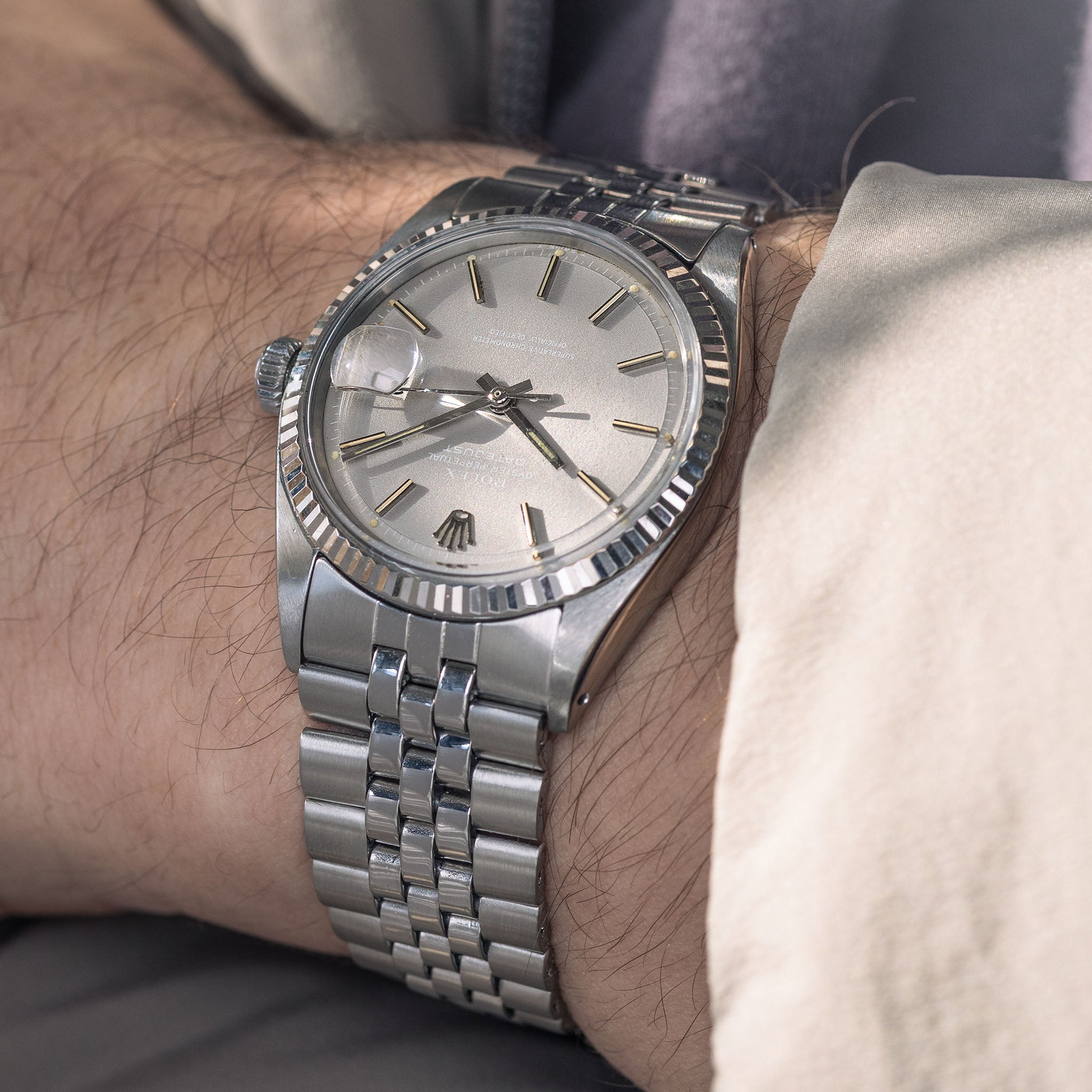 Rolex Datejust Referenz 1601 MIt Seltenem Ghost Zifferblatt