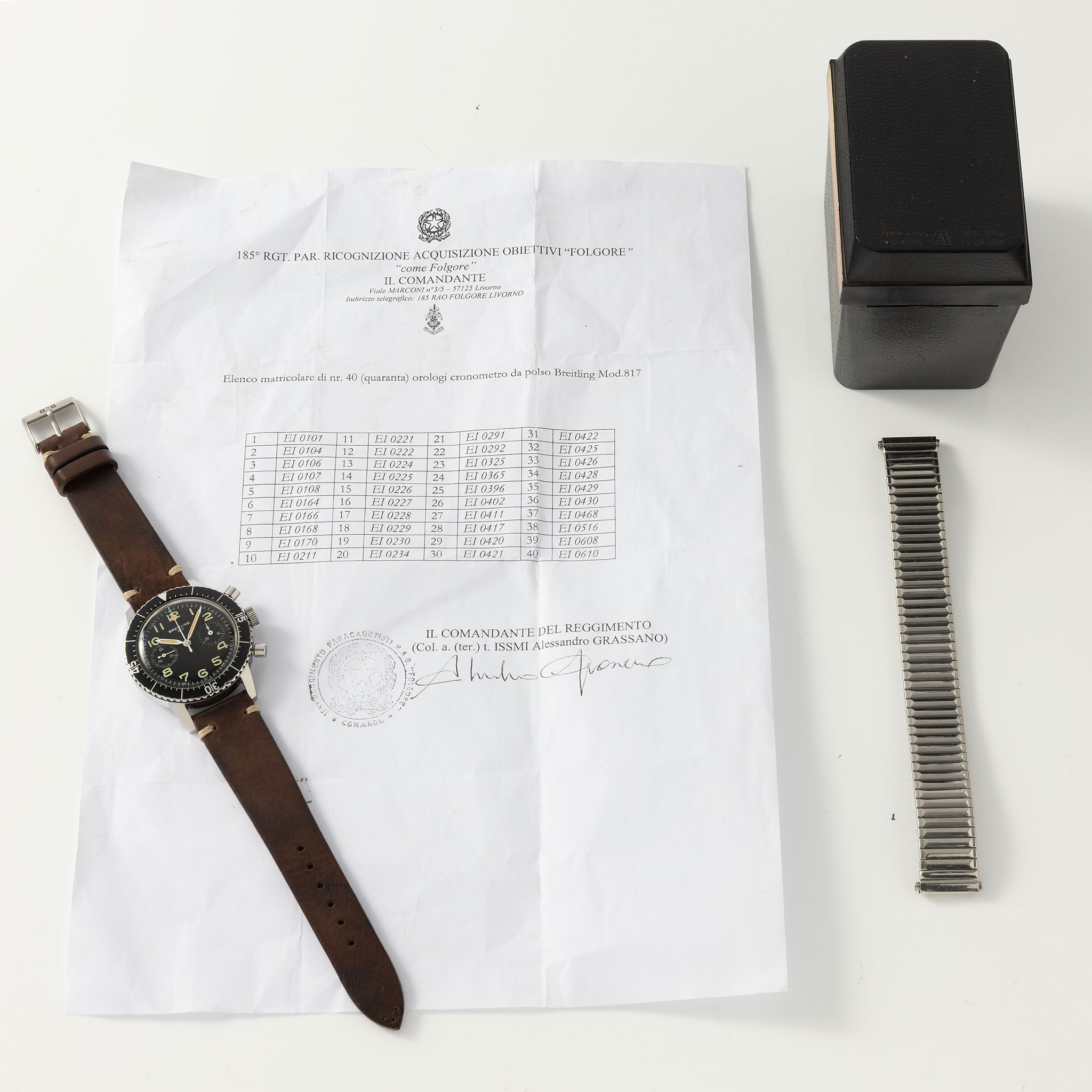 Breitling 817 Chronograph Italienische Armee