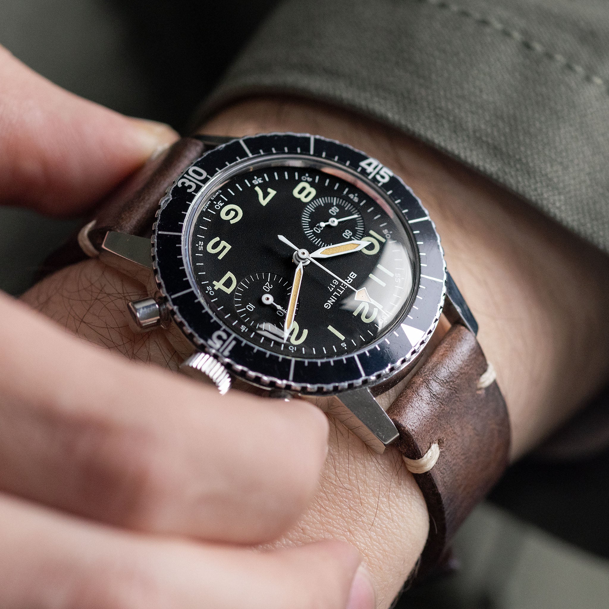Breitling 817 Chronograph Italienische Armee