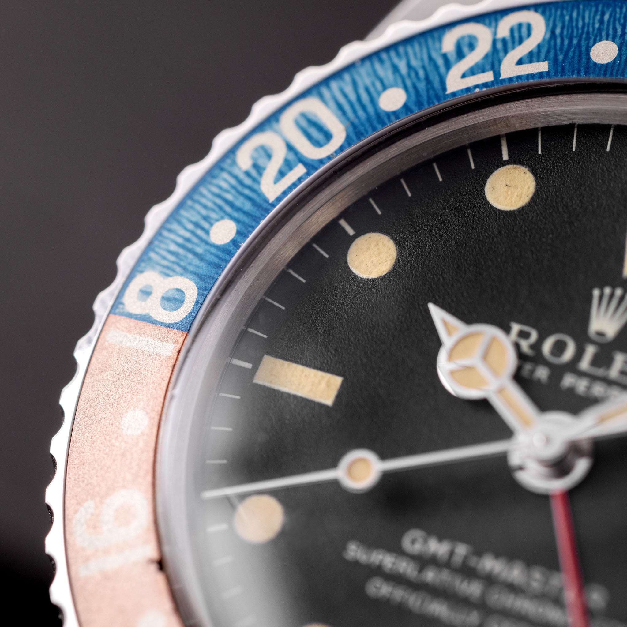 Rolex GMT-Master 1675 MK1 Long E Zifferblatt