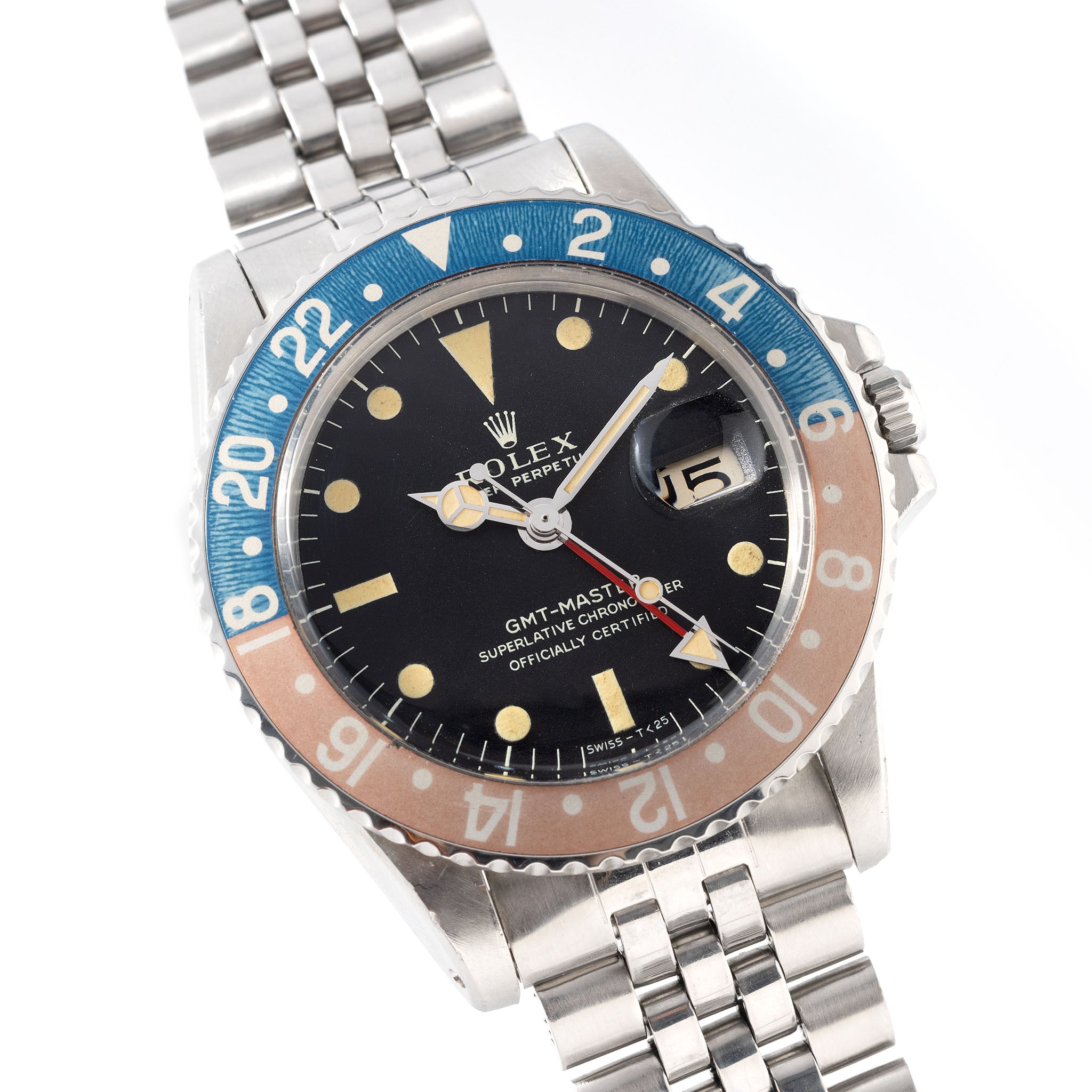 Rolex GMT-Master 1675 MK1 Long E Zifferblatt