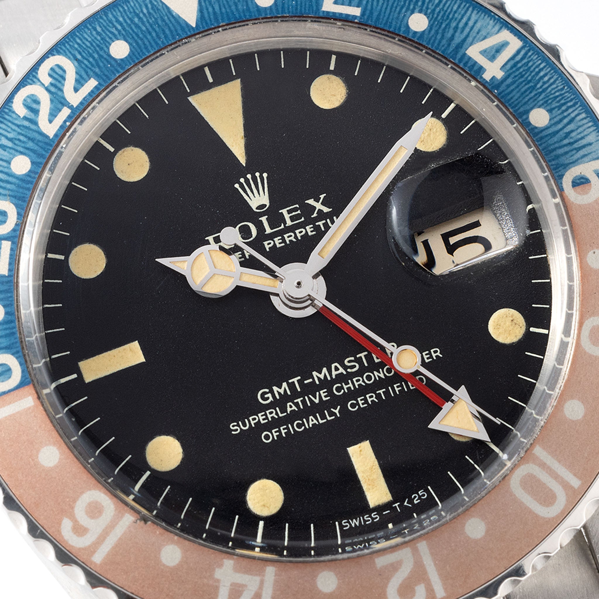 Rolex GMT-Master 1675 MK1 Long E Zifferblatt