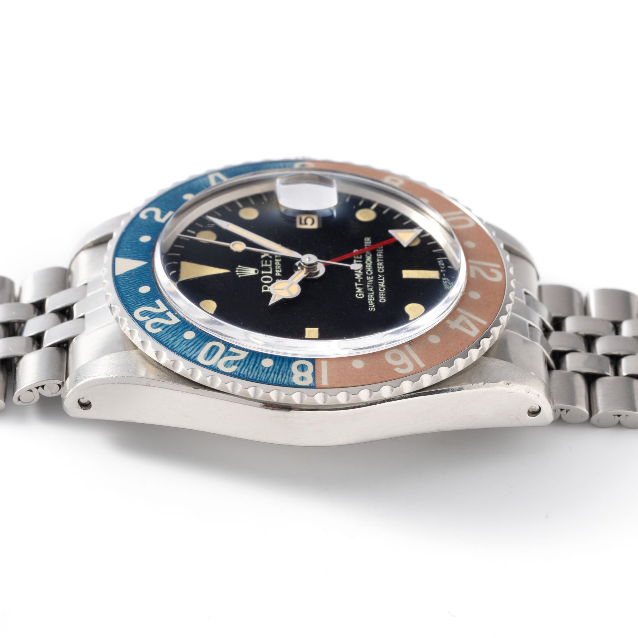 Rolex GMT-Master 1675 MK1 Long E Zifferblatt