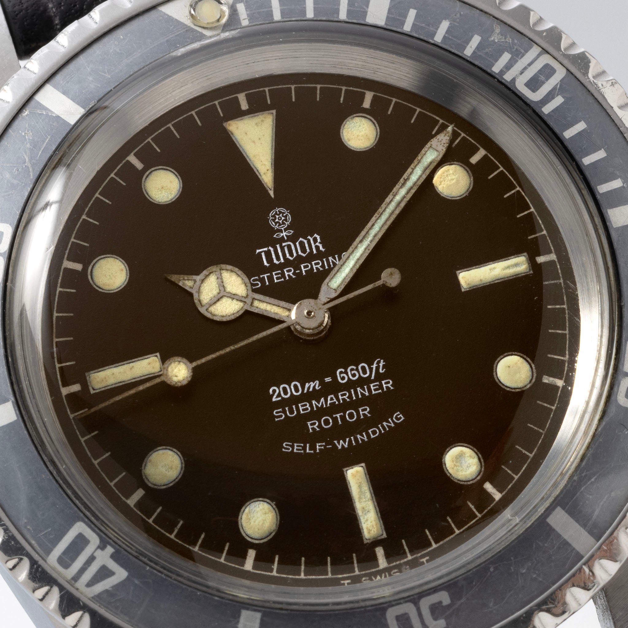 Tudor Submariner 7928 Chapter Ring Tropical Zifferblatt