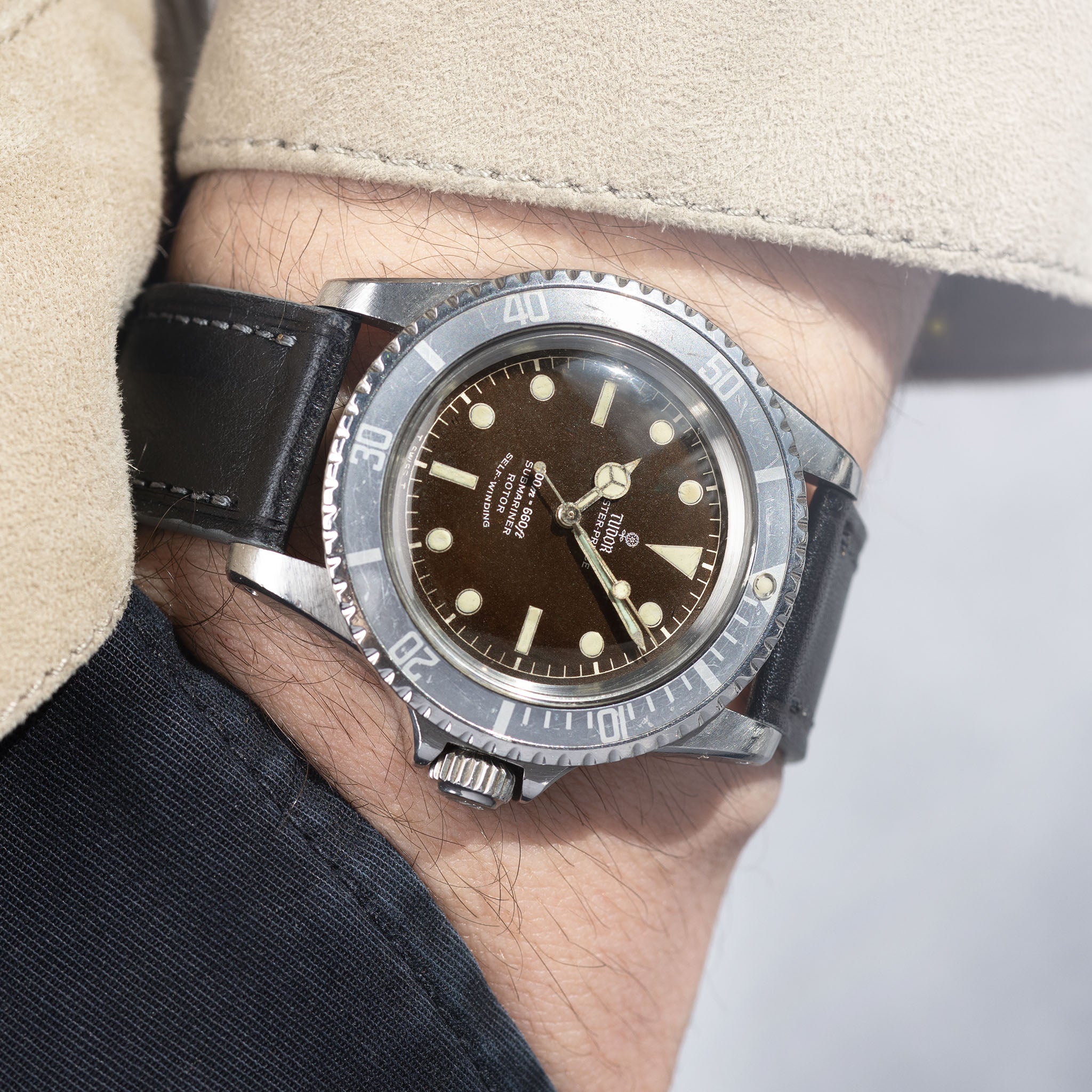 Tudor Submariner 7928 Chapter Ring Tropical Zifferblatt