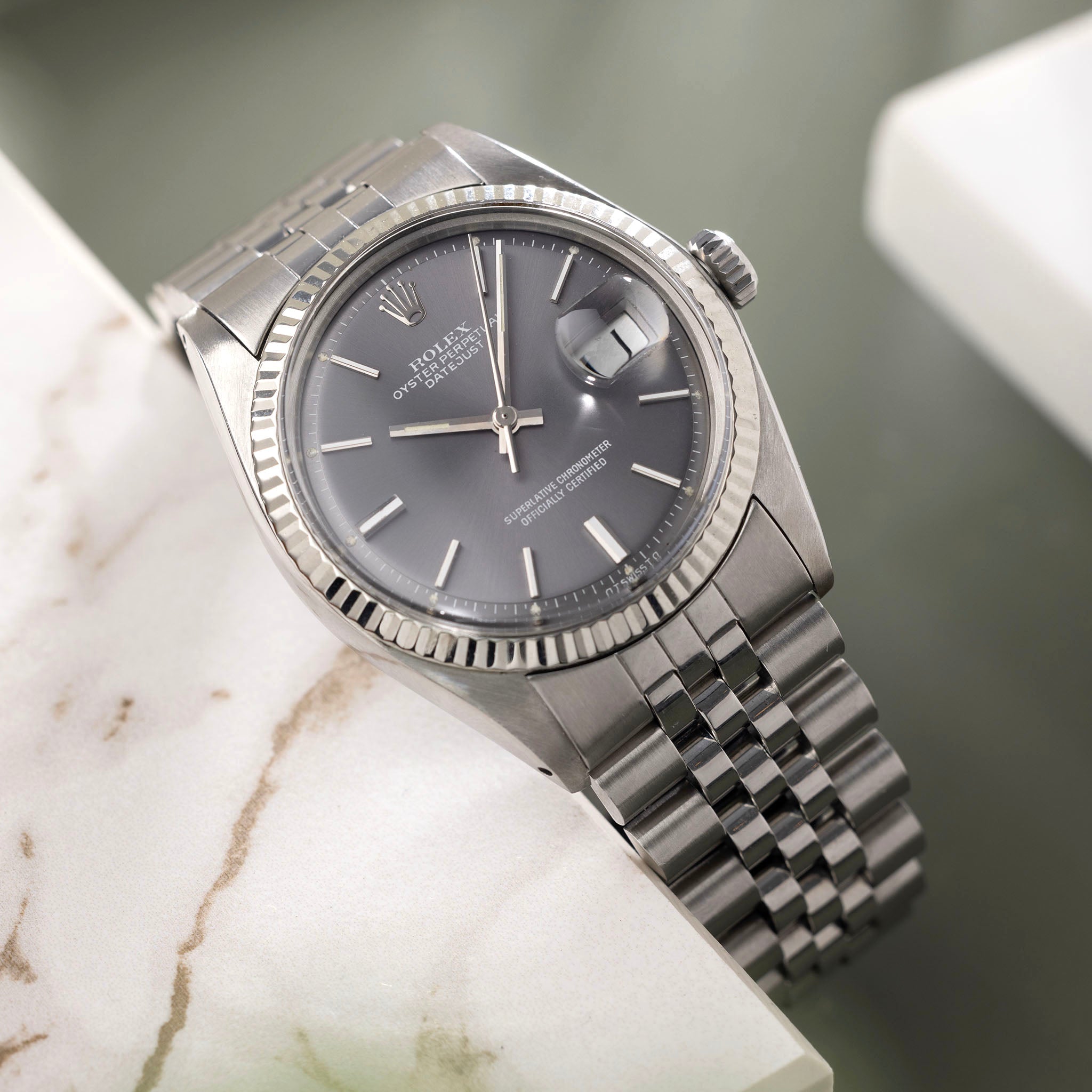Rolex Datejust 1601 Graues Sigma-Zifferblatt