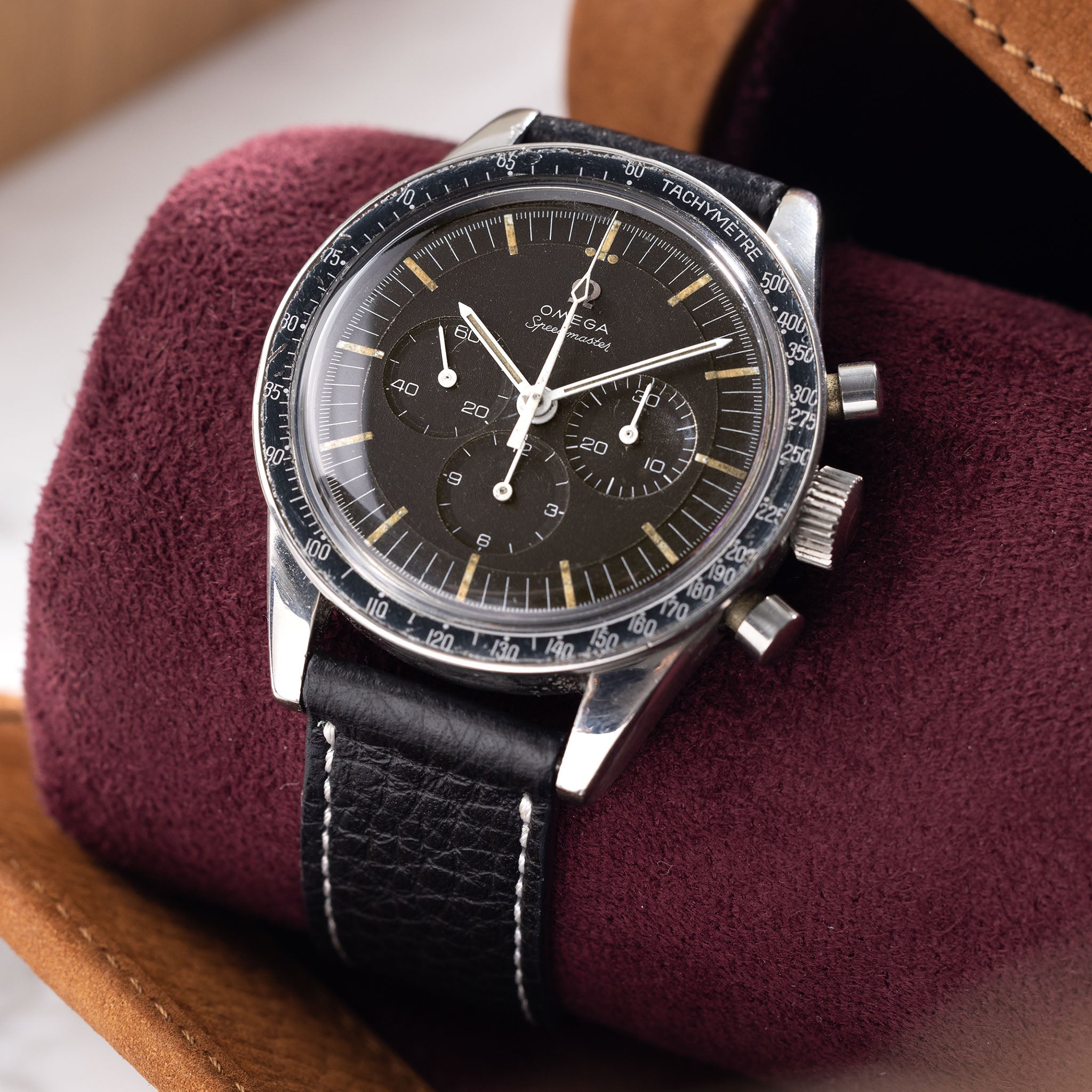 Omega Speedmaster "Ed White " ref 105.003-65 mit Tropical Zifferblatt