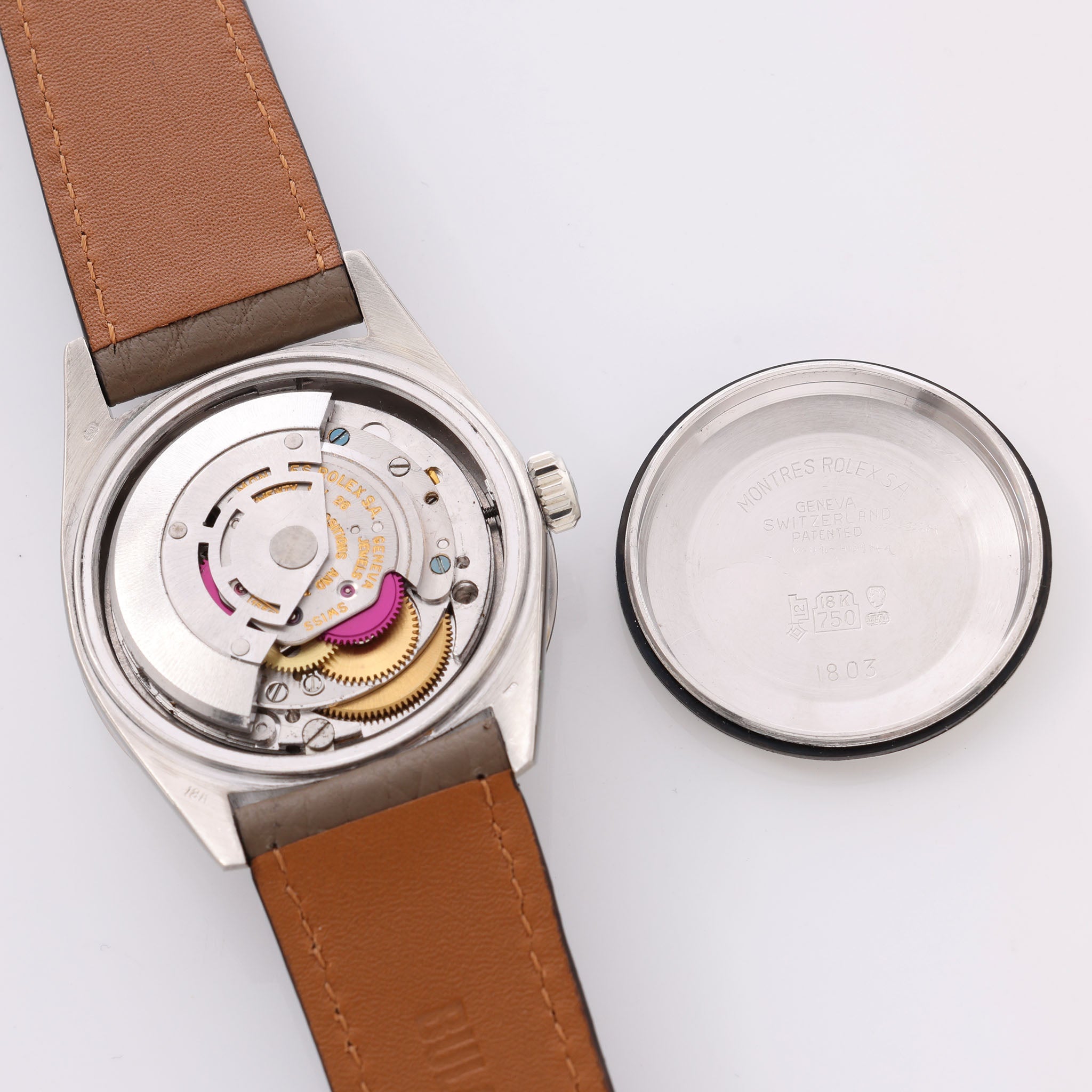 Rolex Day-date 1804 White Gold Blue Colour Change Dial