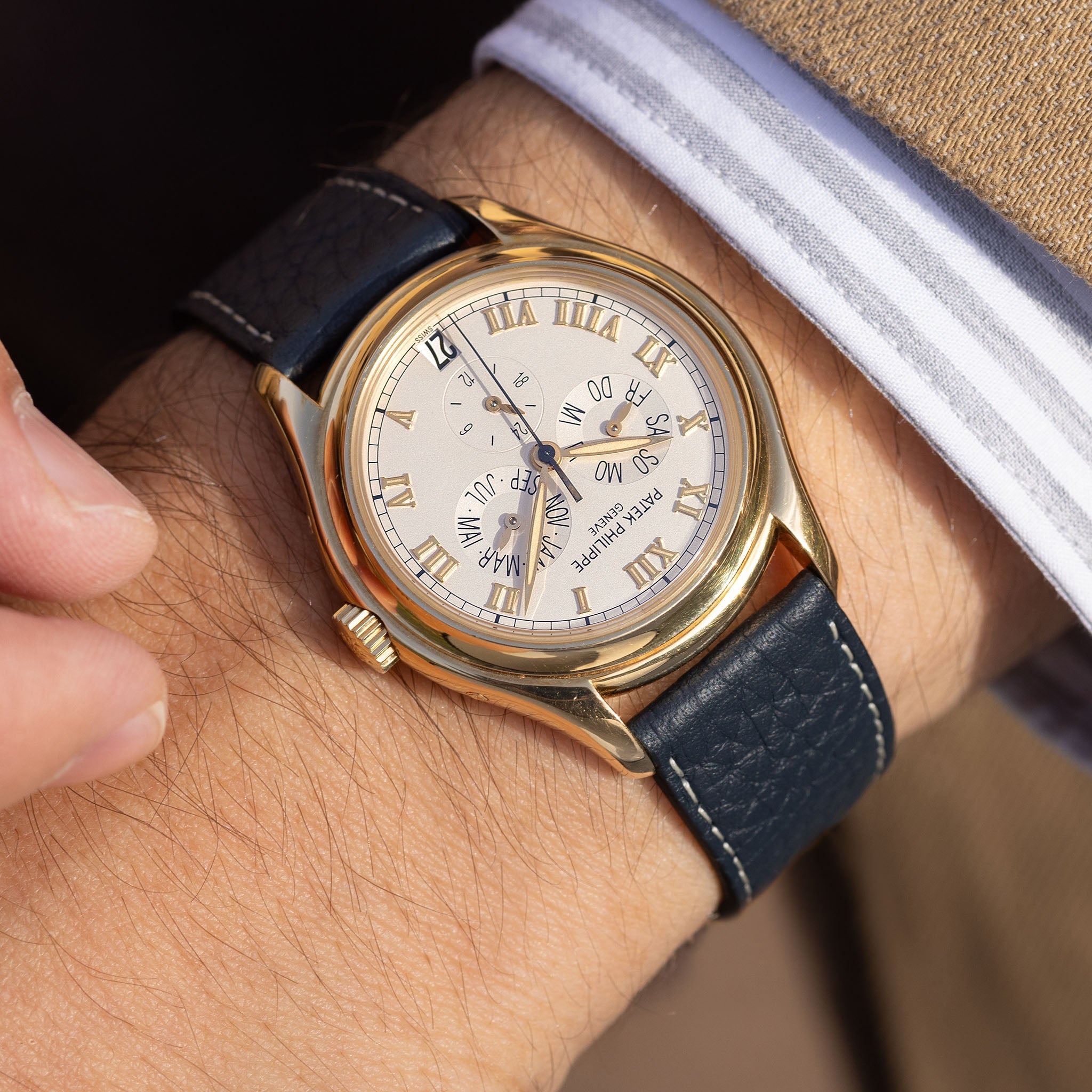 Patek Philippe Annual Calendar Yellow Gold Reference 5035