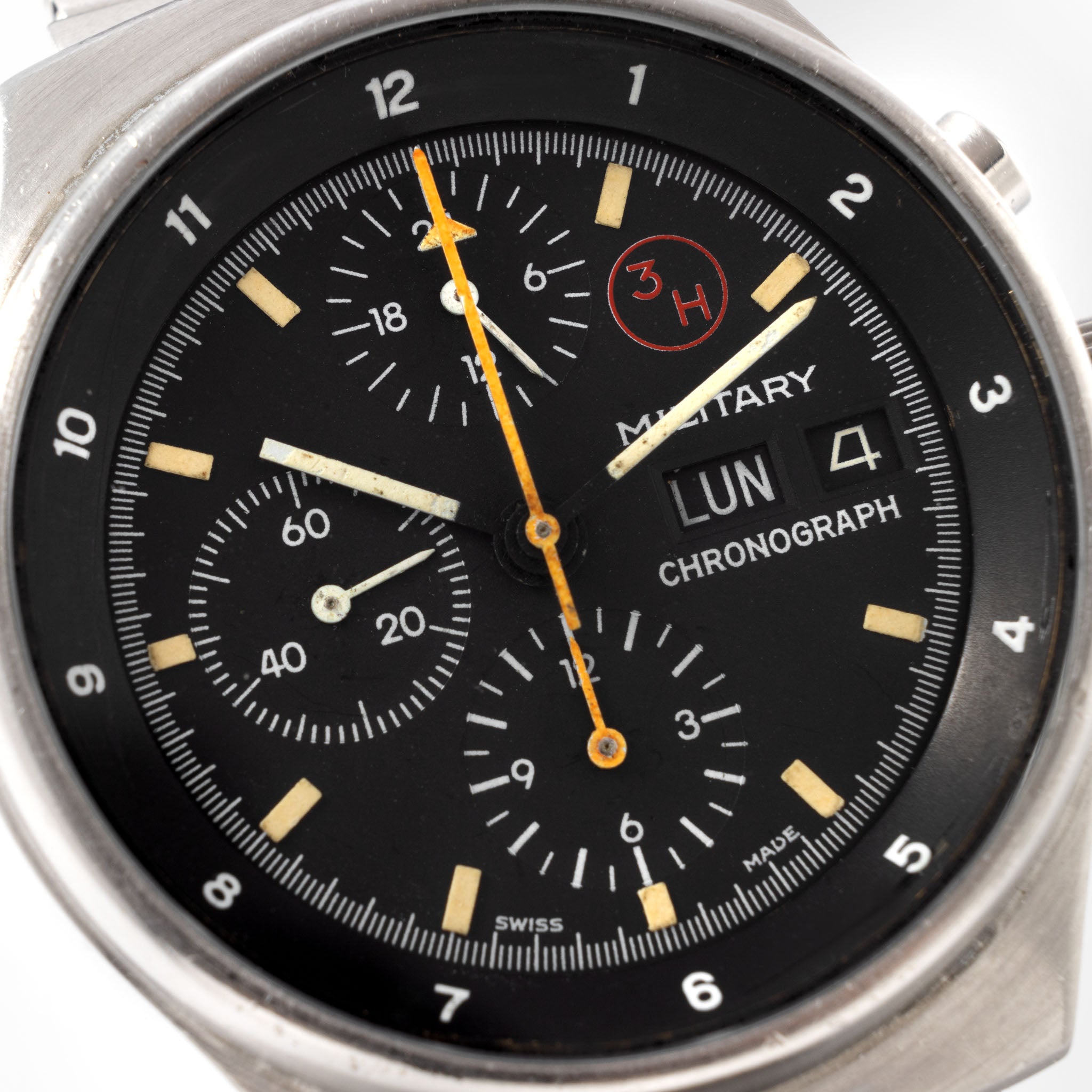 Orfina Porsche Design Military Chronograph Lemania 5100 Ref 7177