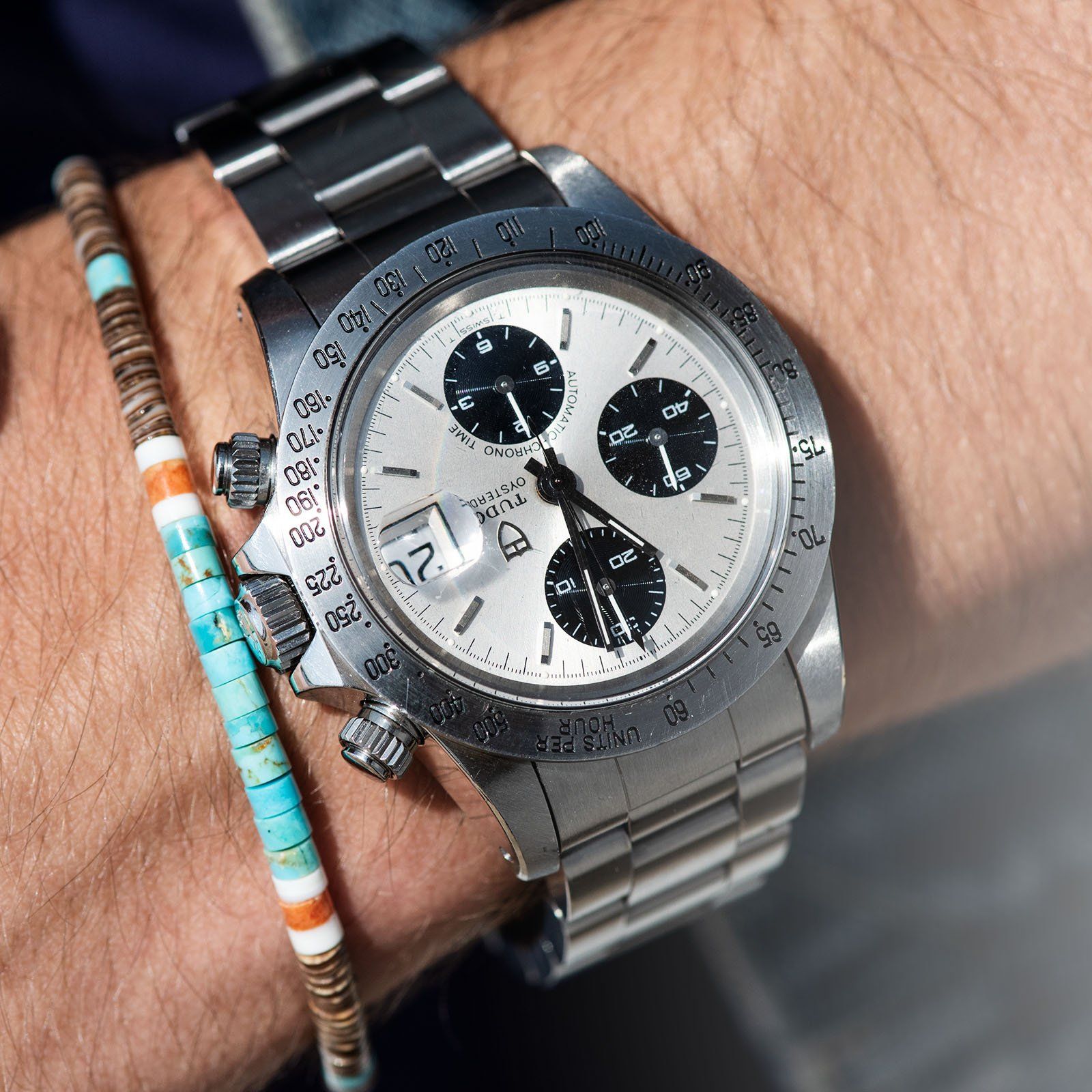 Tudor Oysterdate Chronograph Big Block 79180 Full Set