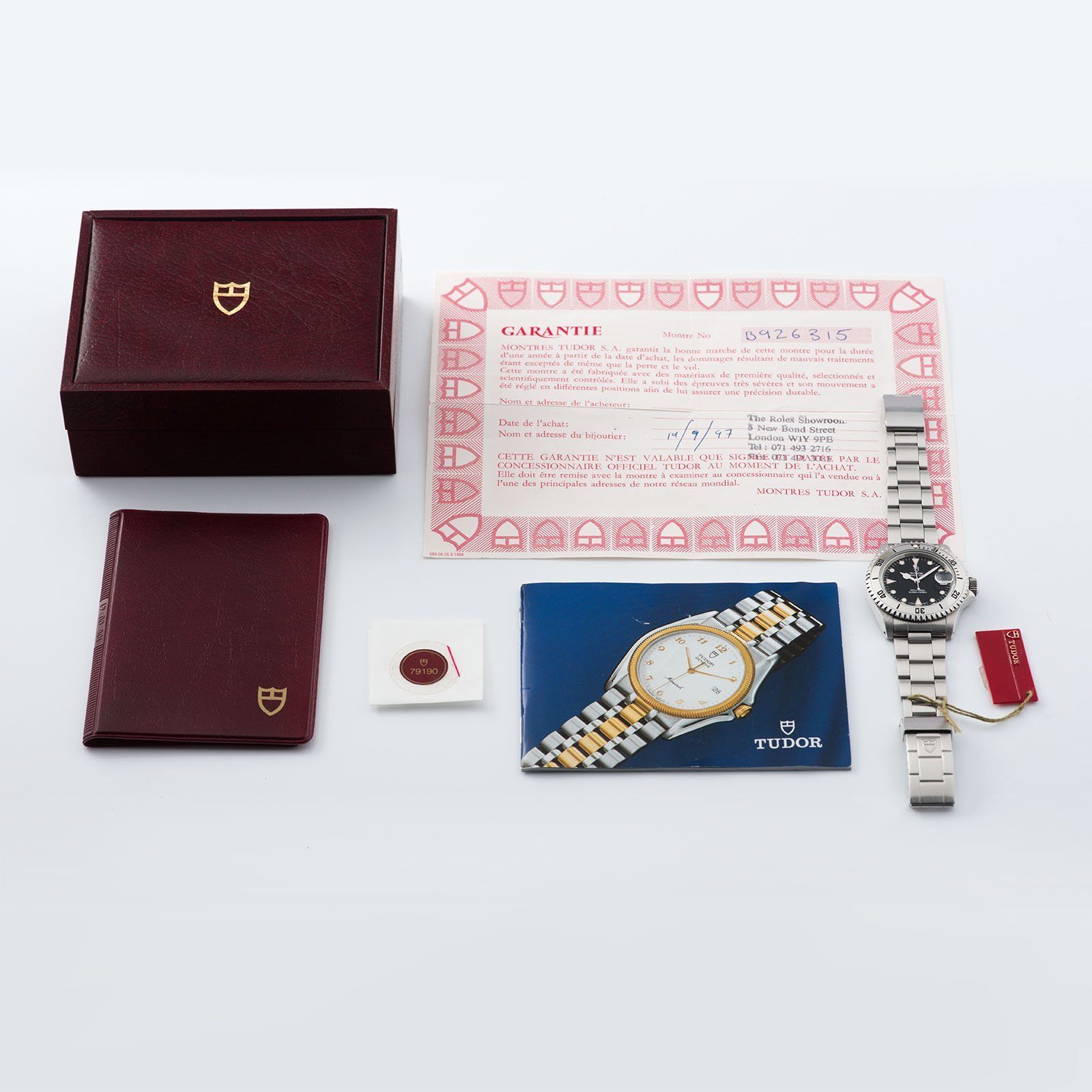 Tudor Submariner Prince Date Reference 79190