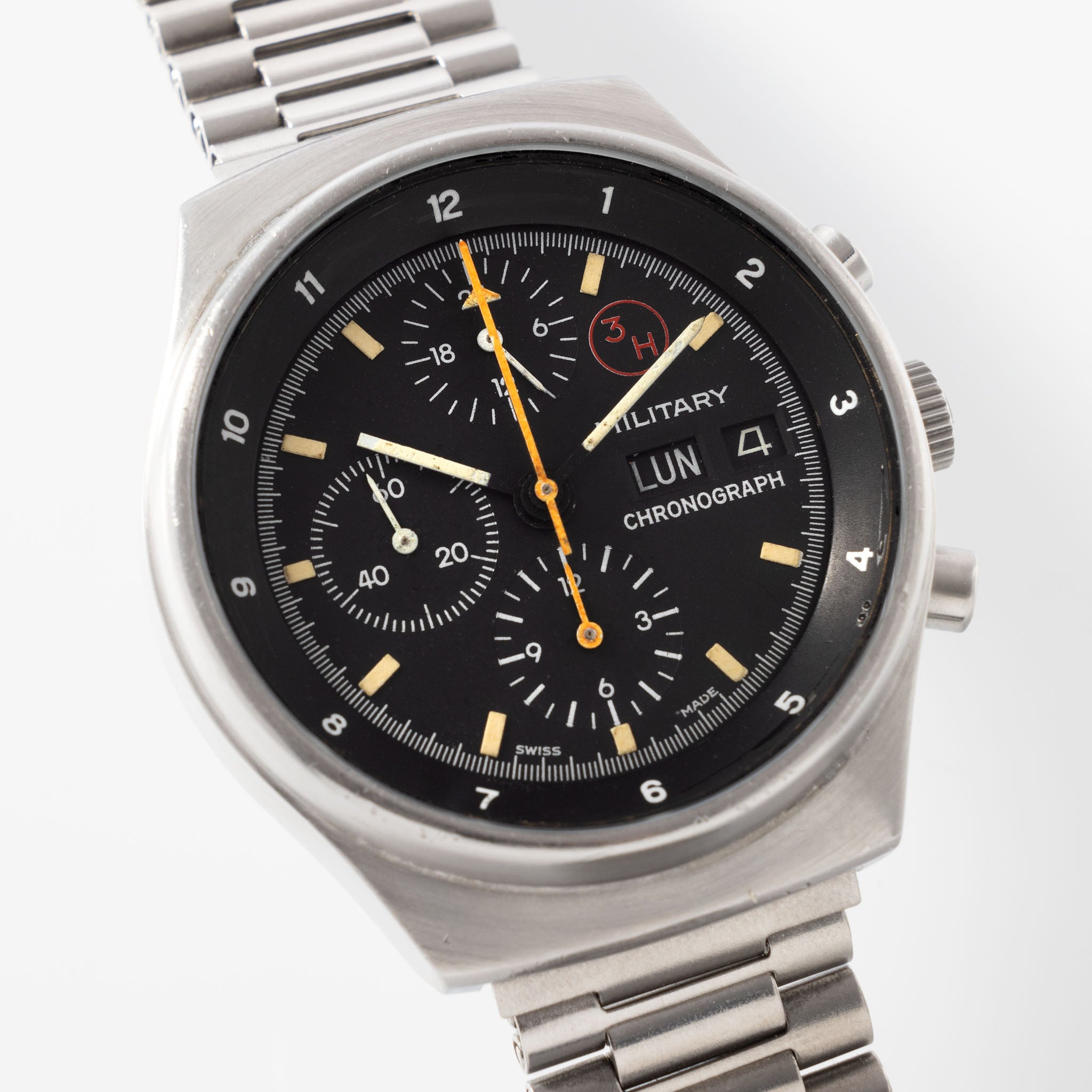 Orfina Porsche Design Military Chronograph Lemania 5100 Ref 7177