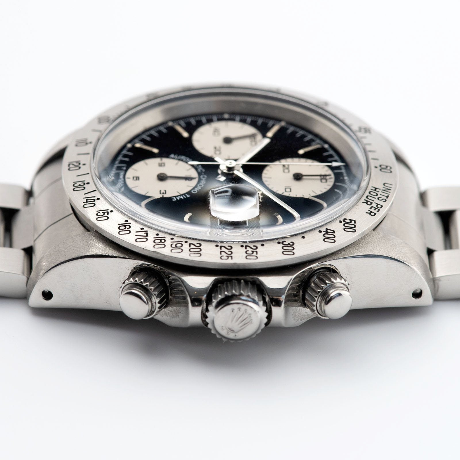 Tudor Oysterdate Chronograph Big Block Black Dial 79180