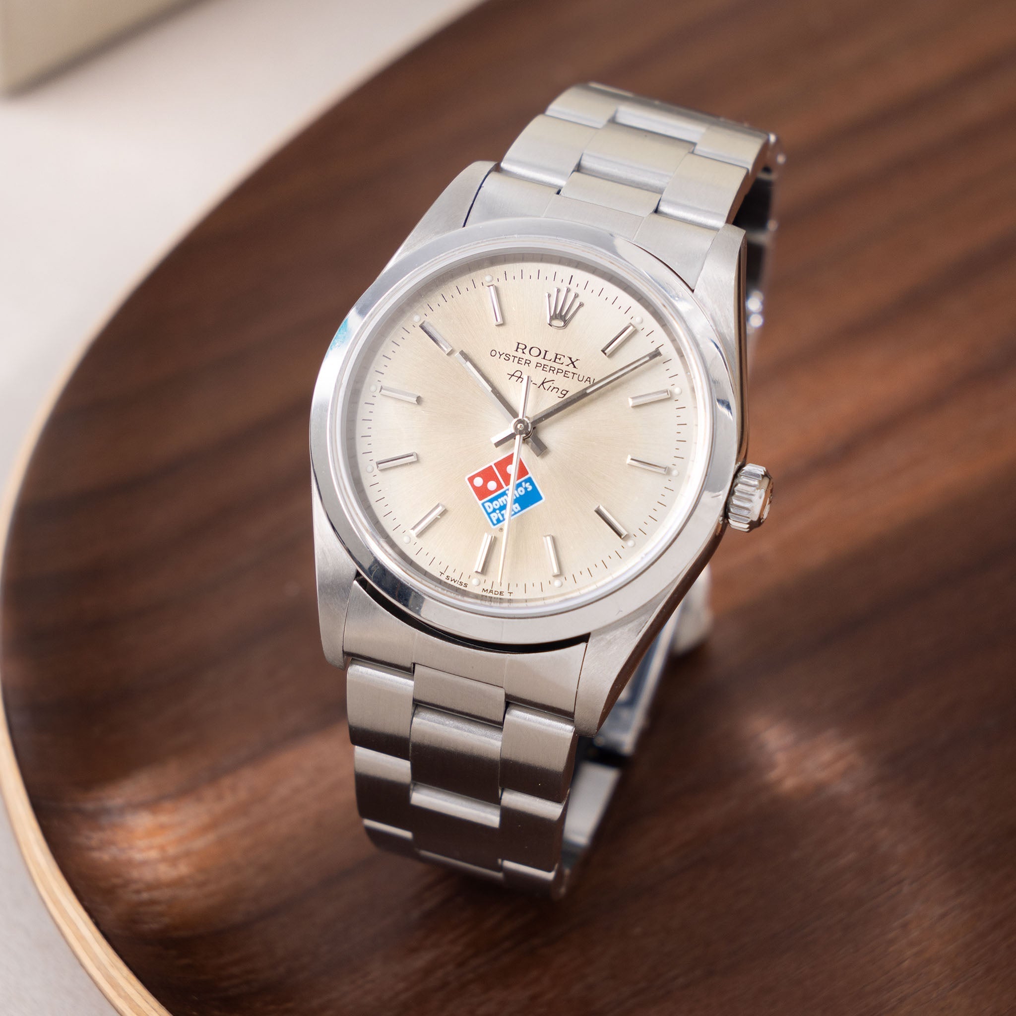 Rolex Air King Domino’s Pizza Box and Papers Ref 14000