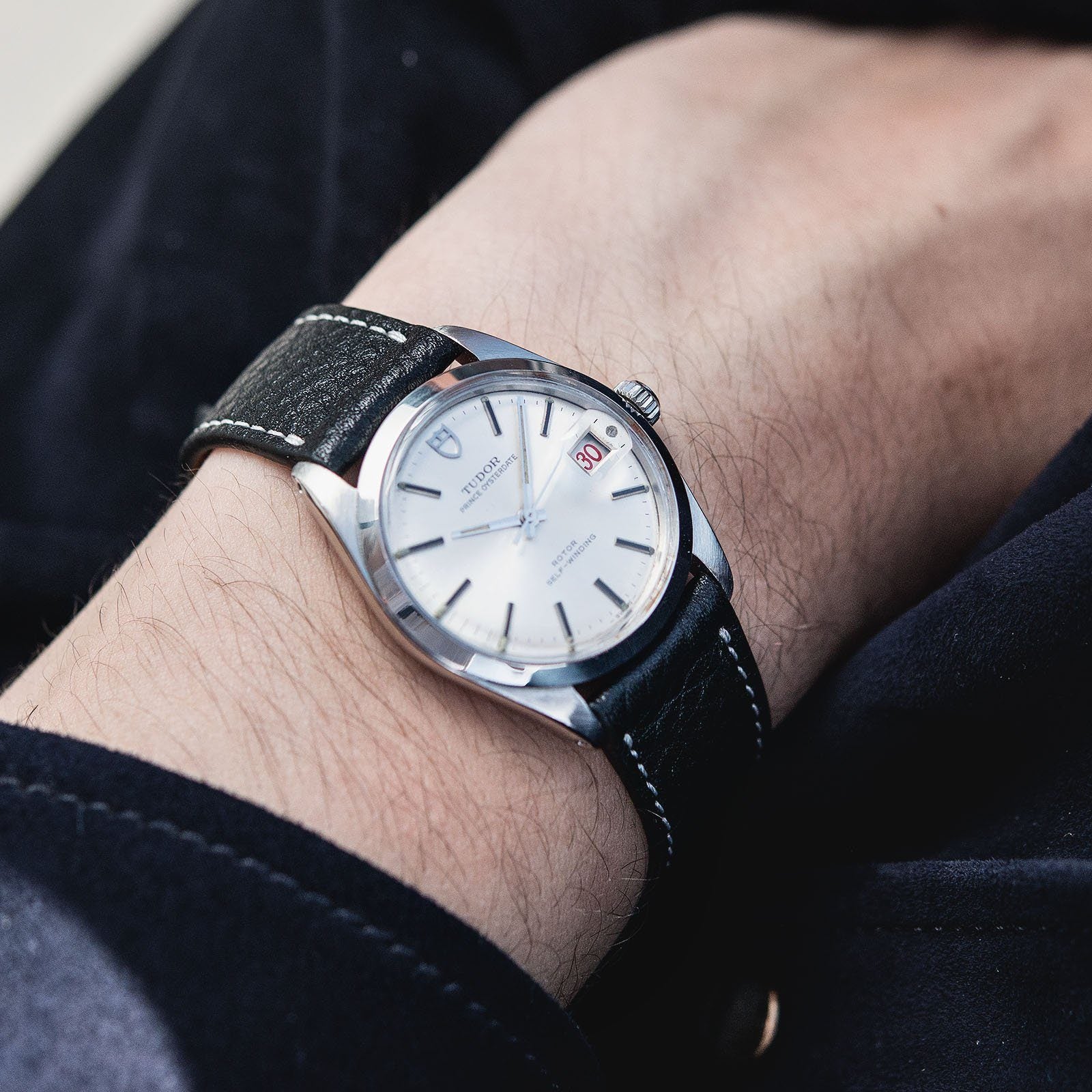 Tudor Prince Oysterdate Rare Silver Dial Reference 7996