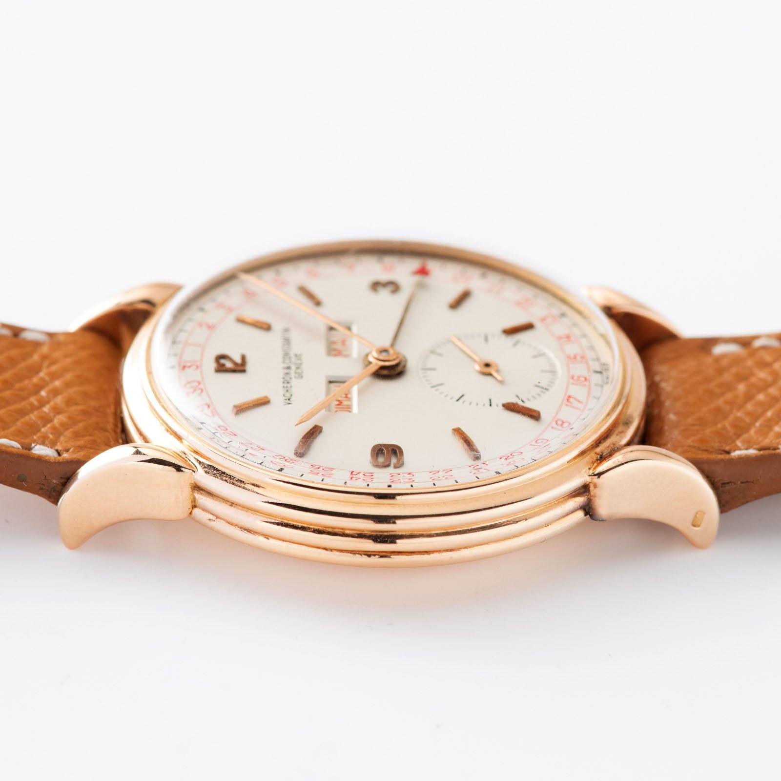 Vacheron and Constantin Triple Date Calendar 4240 Pink Gold