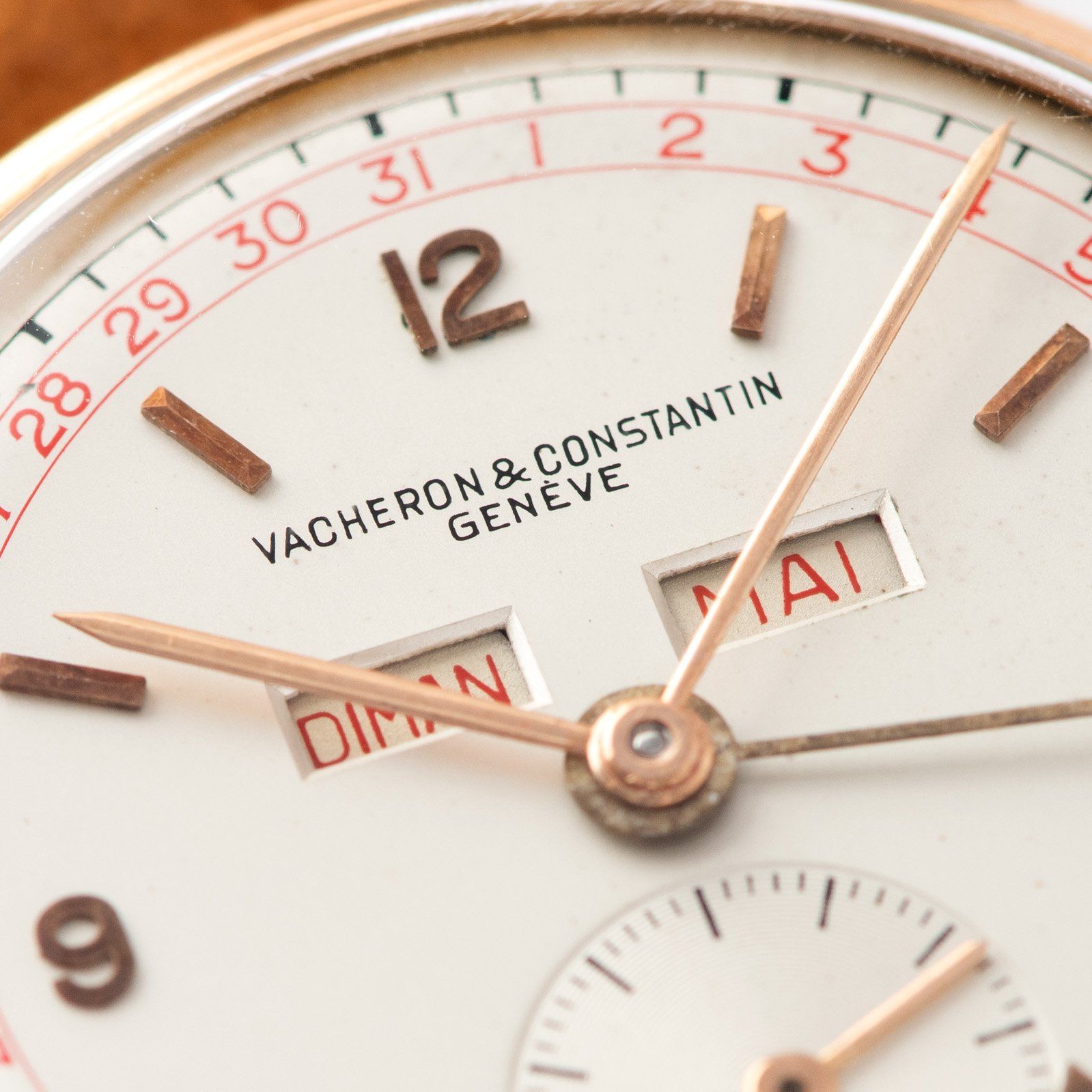 Vacheron and Constantin Triple Date Calendar 4240 Pink Gold