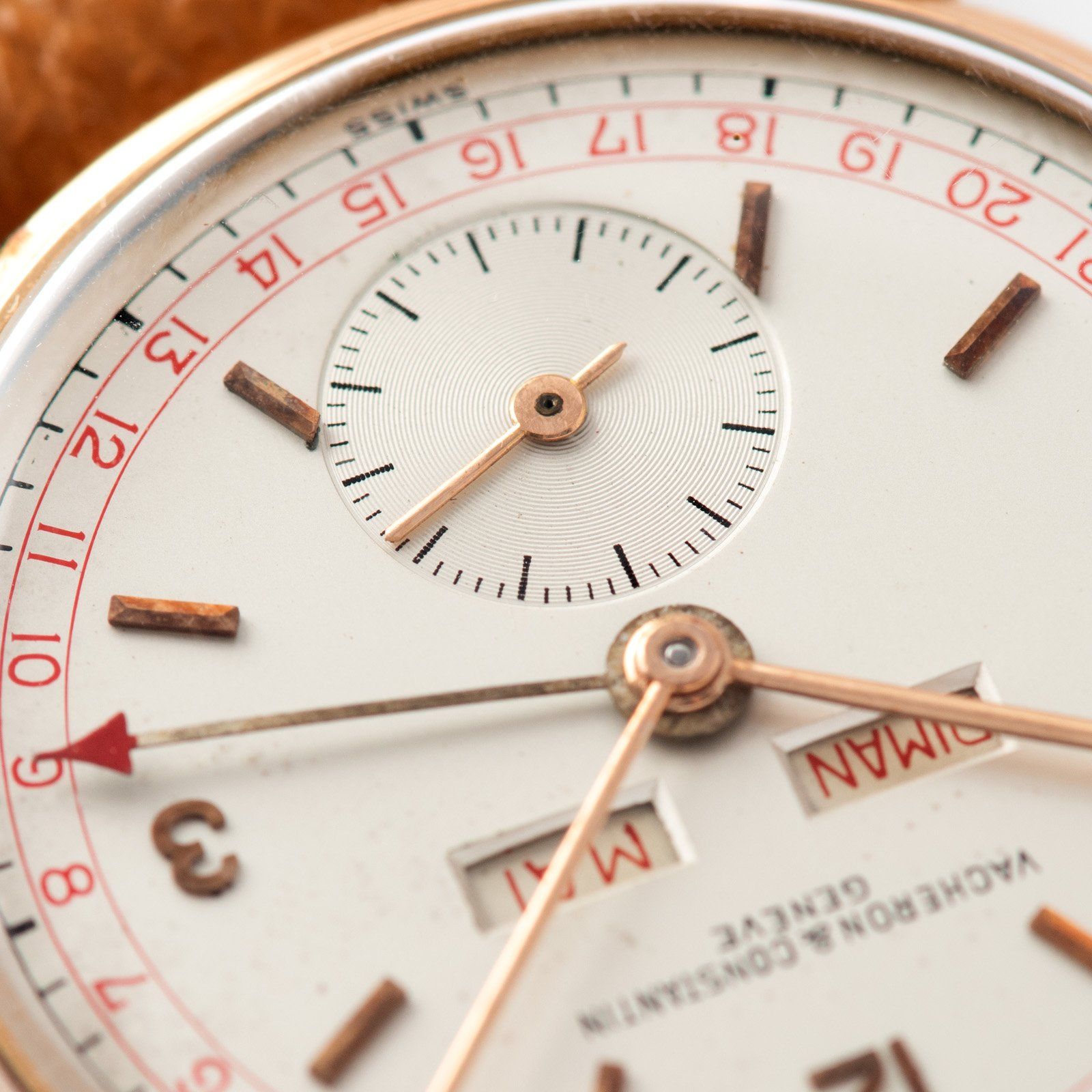 Vacheron and Constantin Triple Date Calendar 4240 Pink Gold