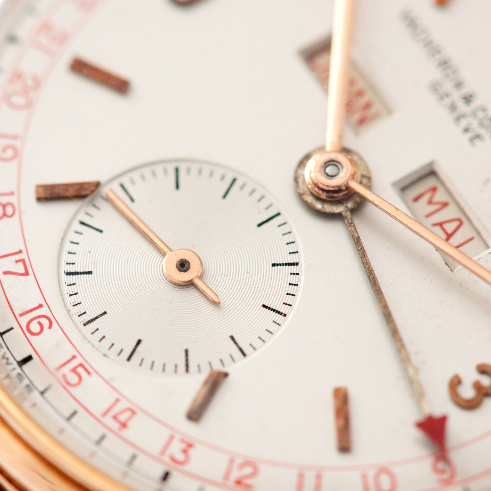 Vacheron and Constantin Triple Date Calendar 4240 Pink Gold