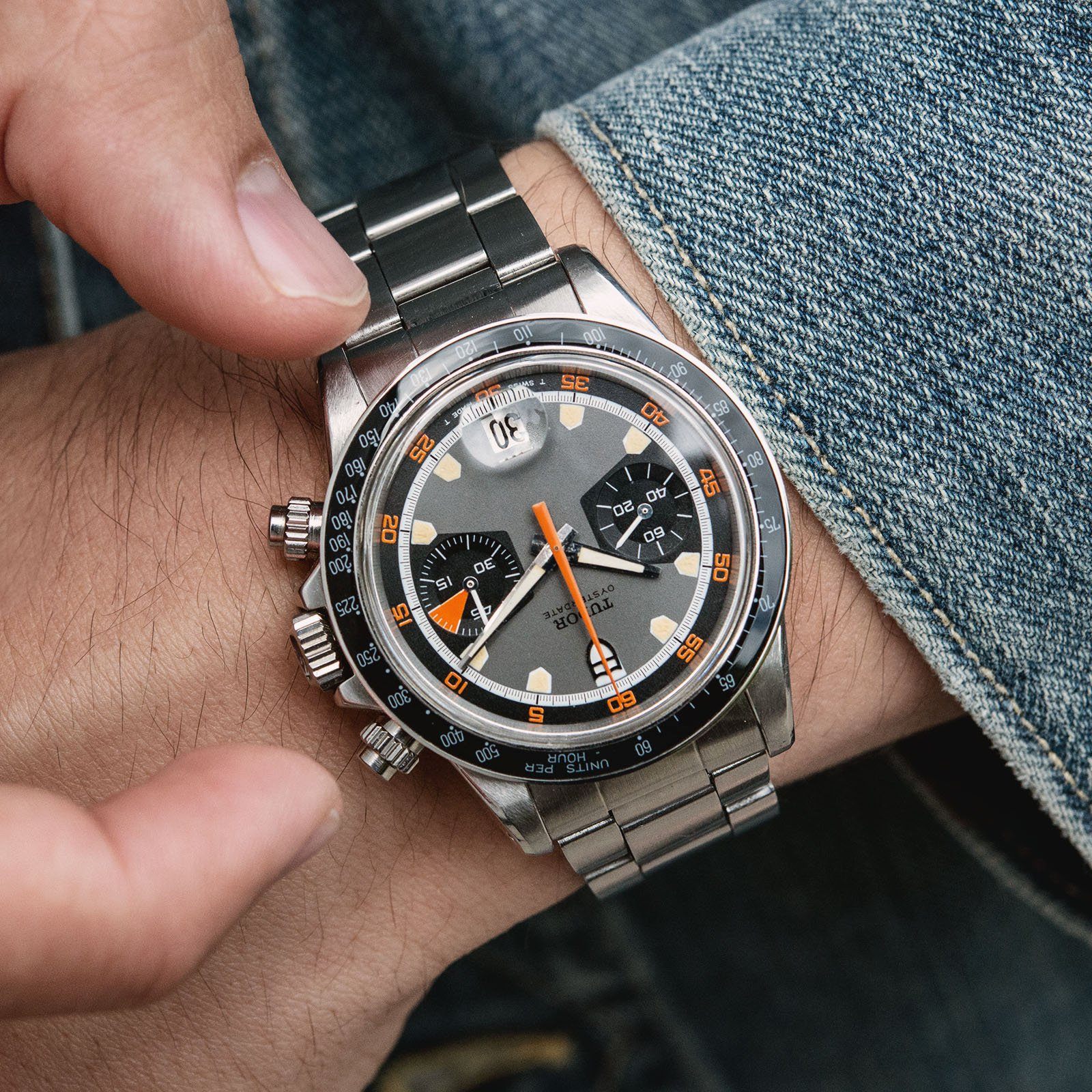 Tudor Home Plate Chronograph 7031