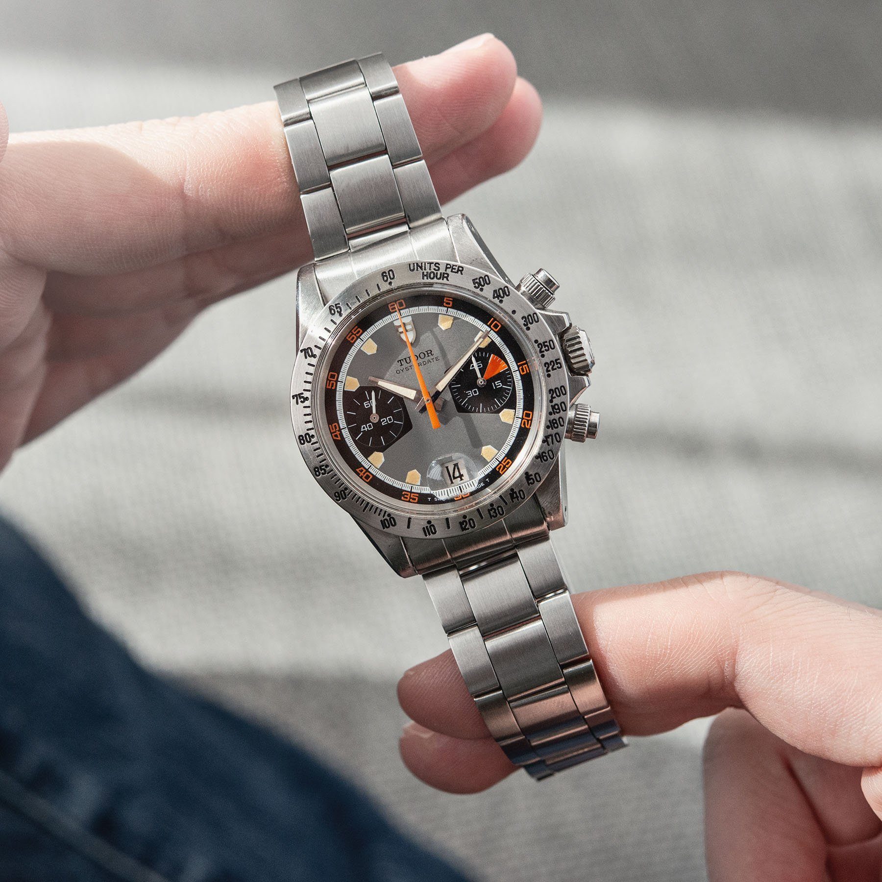 Tudor Home Plate Chronograph 7032 Box and Papers