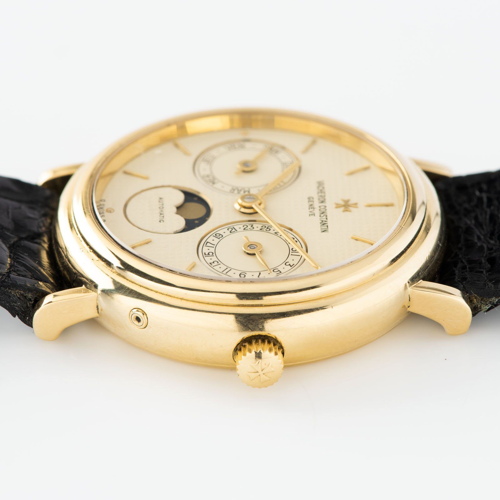 Vacheron Constantin Patrimony Day Date Moonphase Yellow Gold Ref 47009-0003-J