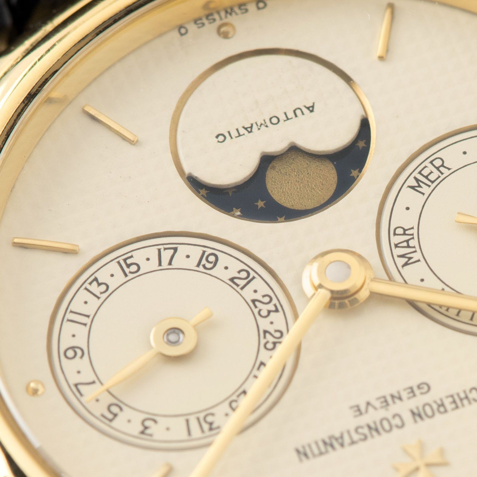 Vacheron Constantin Patrimony Day Date Moonphase Yellow Gold Ref 47009-0003-J