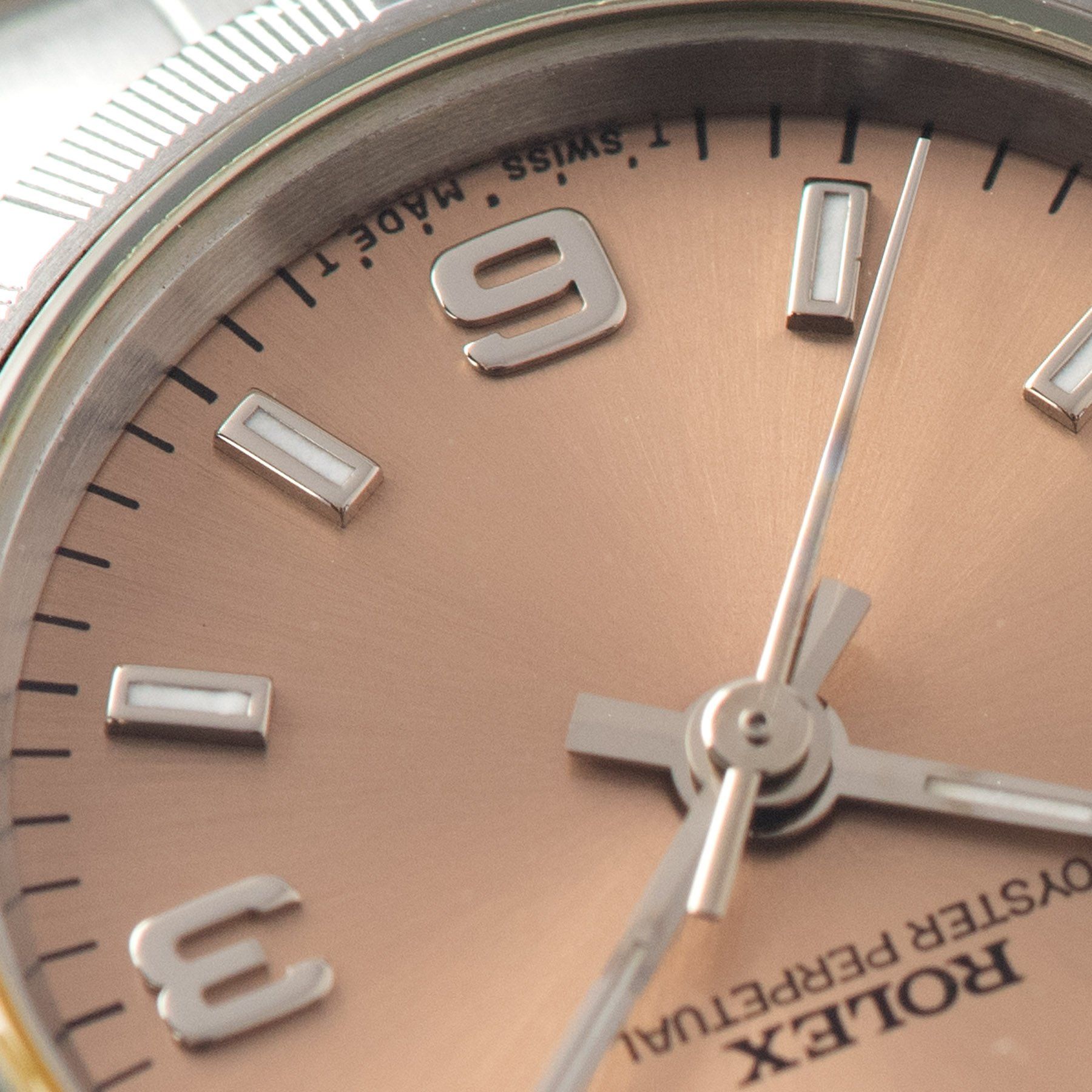 Rolex Oyster Perpetual Lady Ref 67230 Salmon Dial