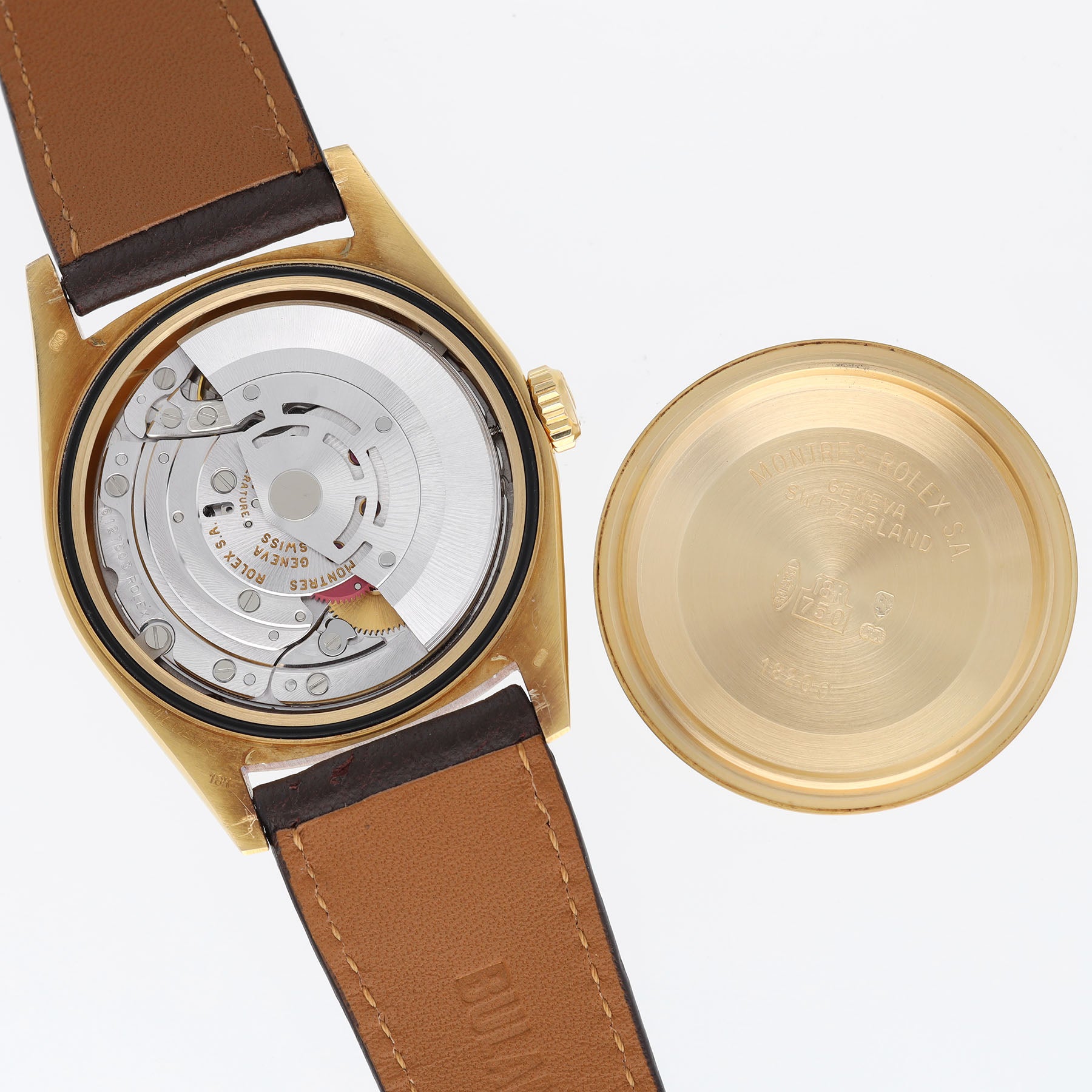 ROLEX DAY-DATE 18238 Diamant Besetztes Zifferblatt mit Papieren