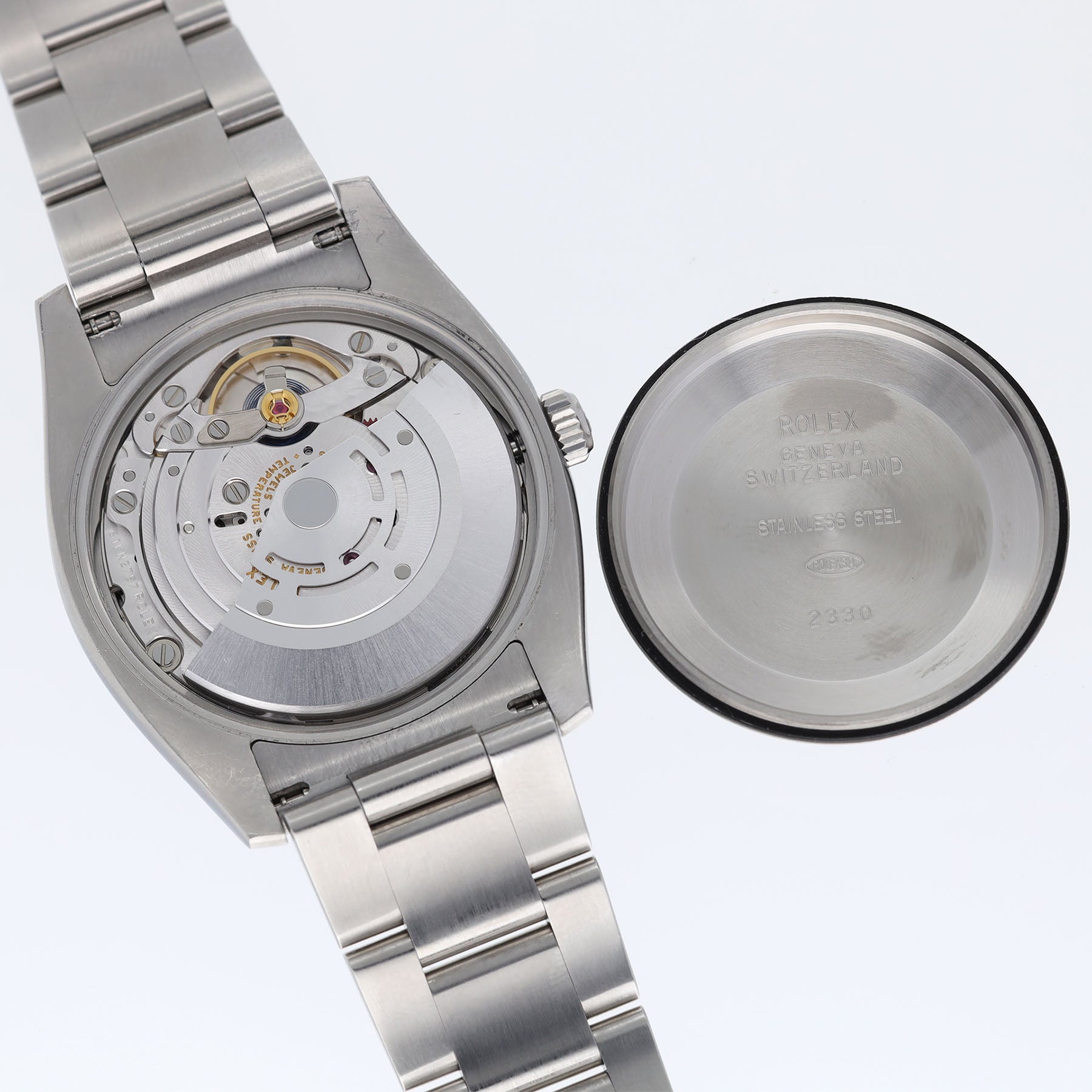 ROLEX OYSTER PERPETUAL PERPETUAL 114200 Blaues EXPLORER Zifferblatt mit BOX und Papieren