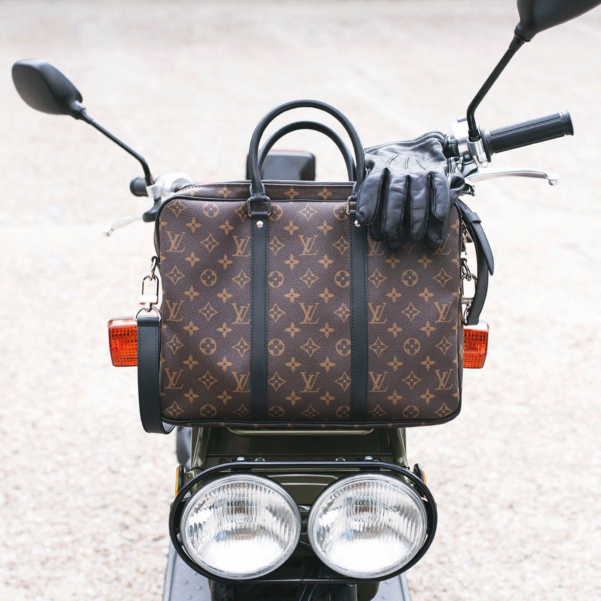 Louis Vuitton Voyage PM Monogram Macassar Aktentasche