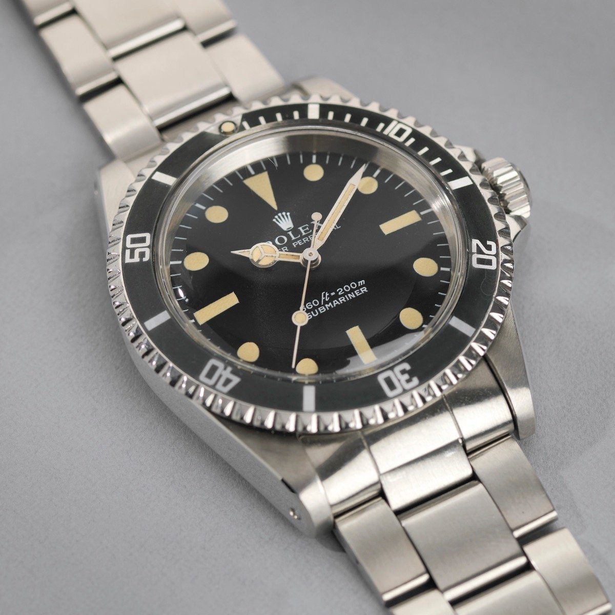 Curated Rolex 5513 Submariner Non Serif Package
