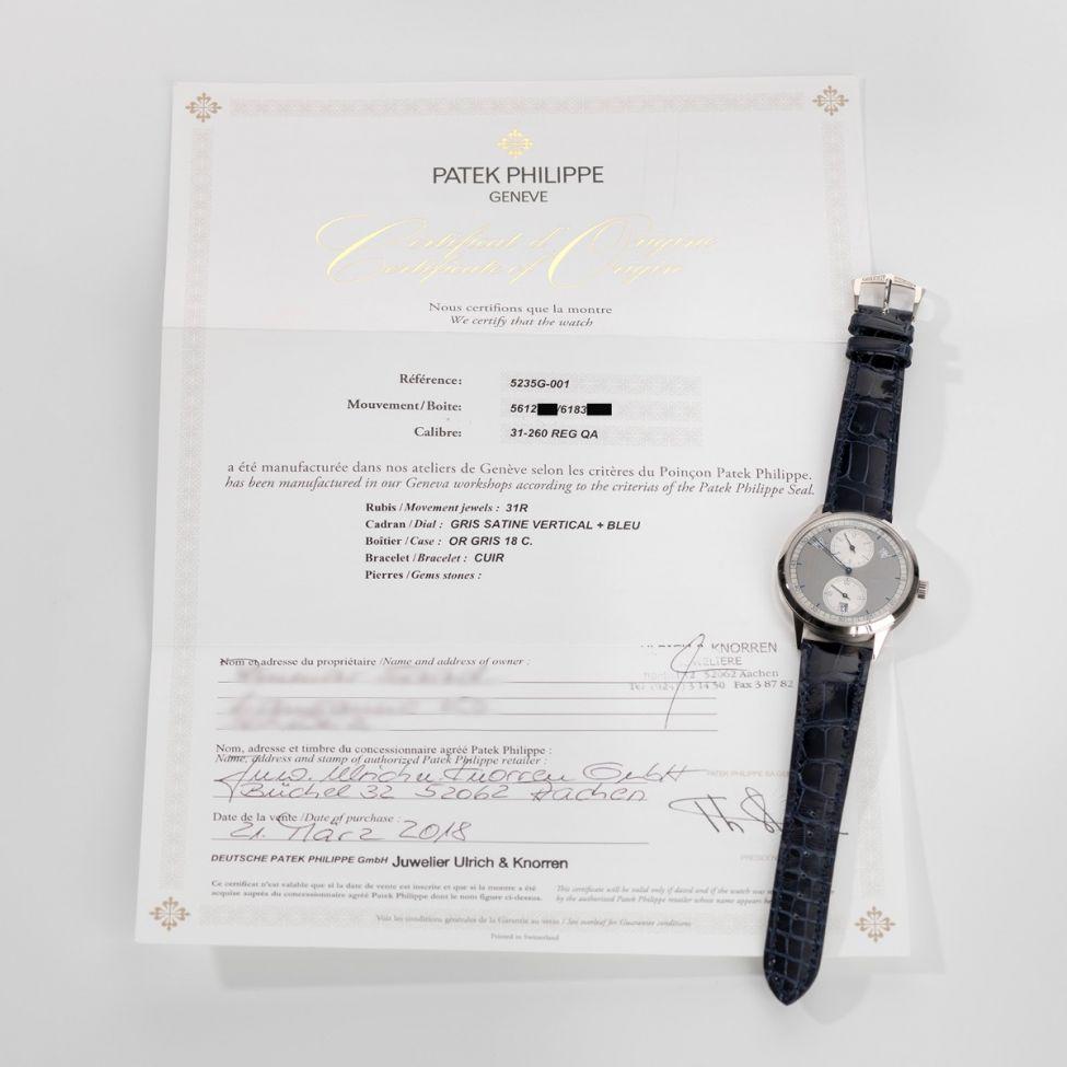 Patek Philippe Annual Calendar Regulator Reference 5235G