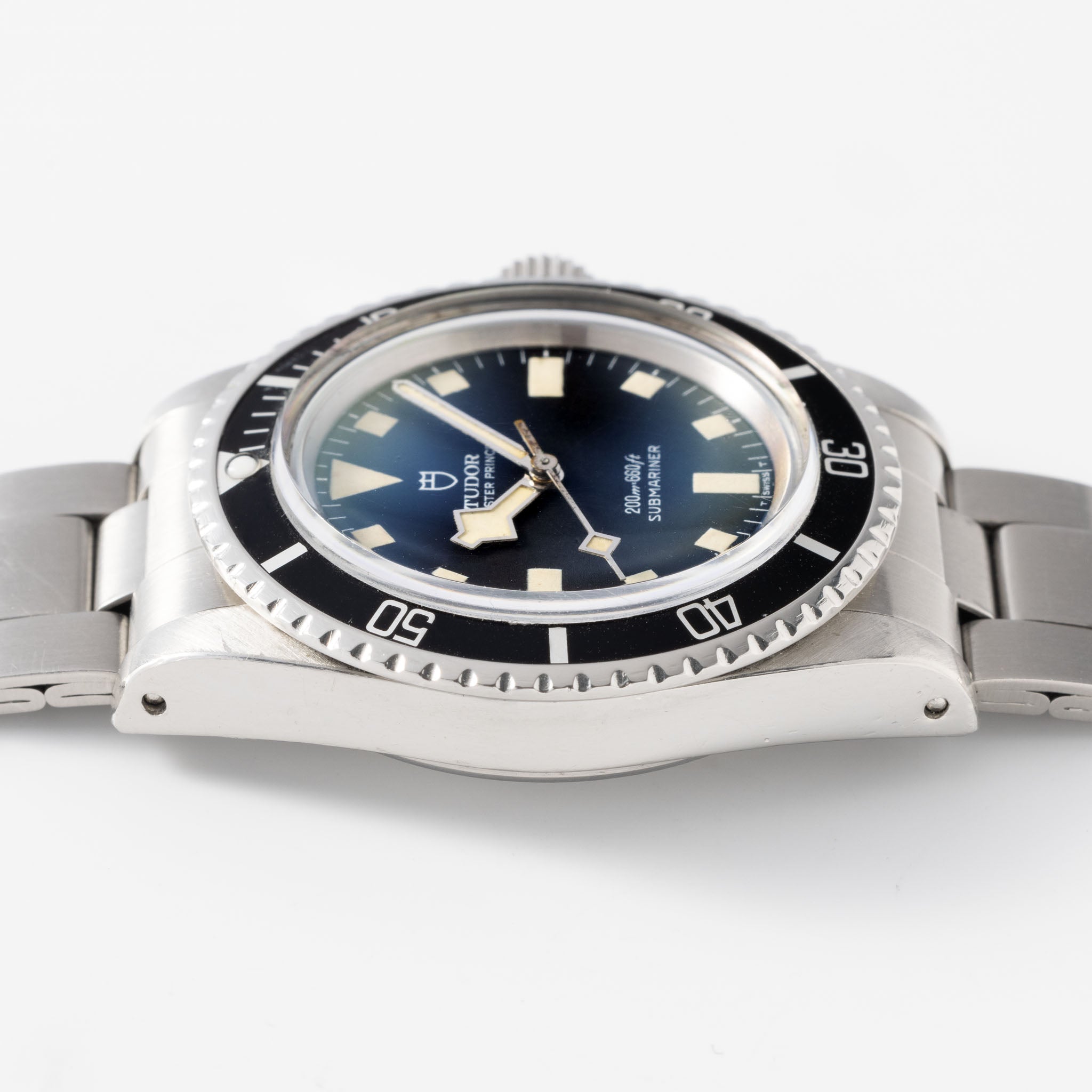 Tudor Submariner Snowflake 9401/0 Schwarzes Zifferblatt Ohne Datum