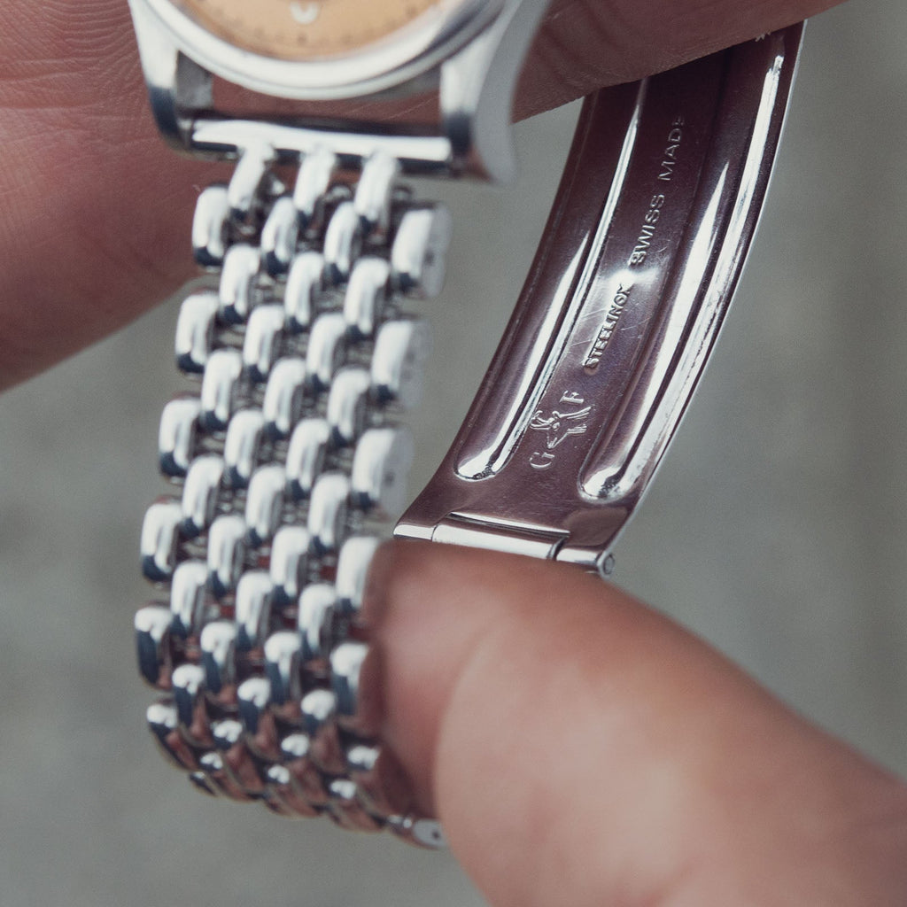 Bracelet De Montre Finition Grain - Pour Montre Carrera 20mm - Occasion - Marque HLC