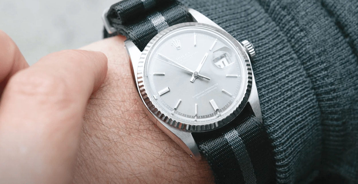 Rolex 1601 Grey Widebody Datejust