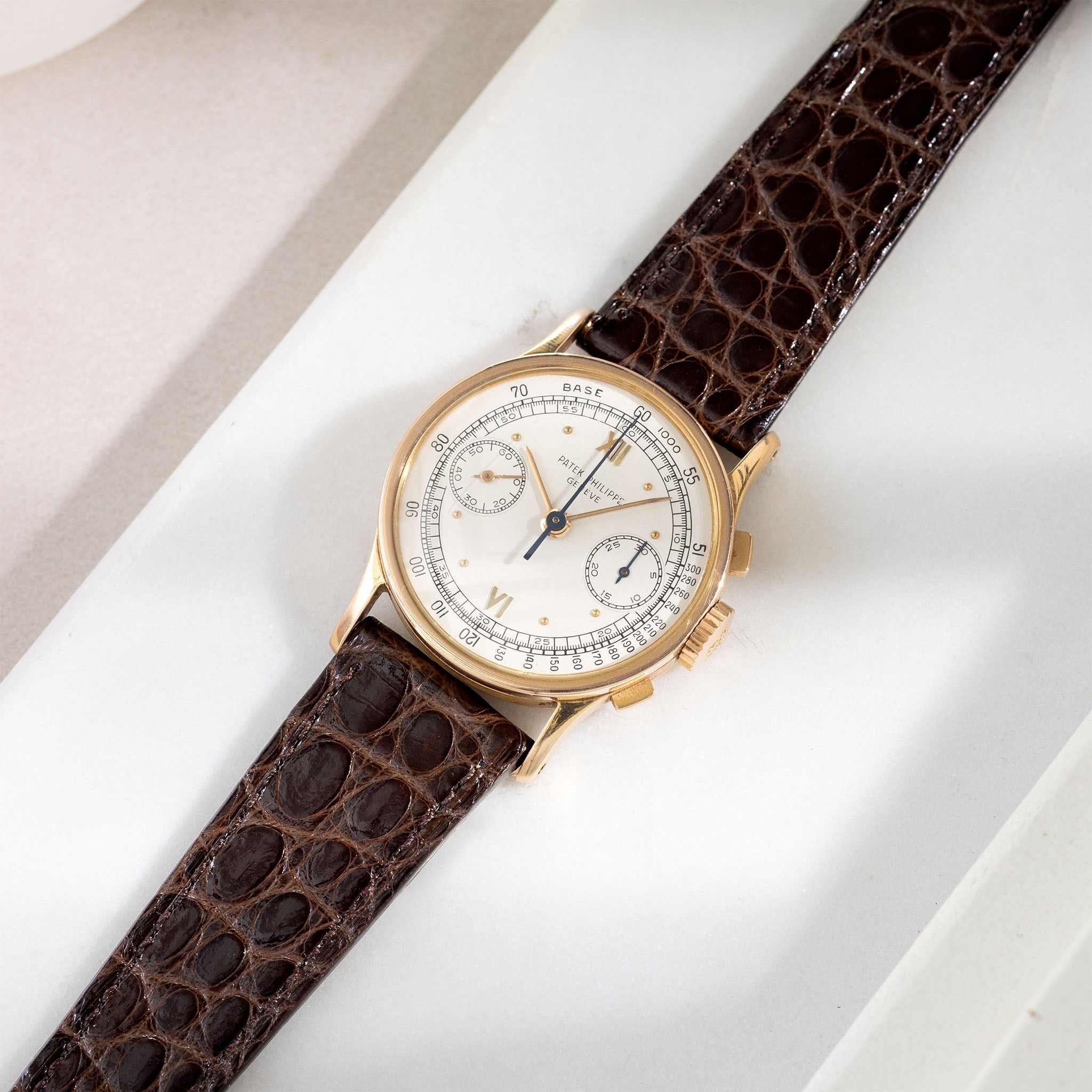 Strap for Patek Philippe 130/533 Chronograph - Deep Brown Alligator Watch Strap