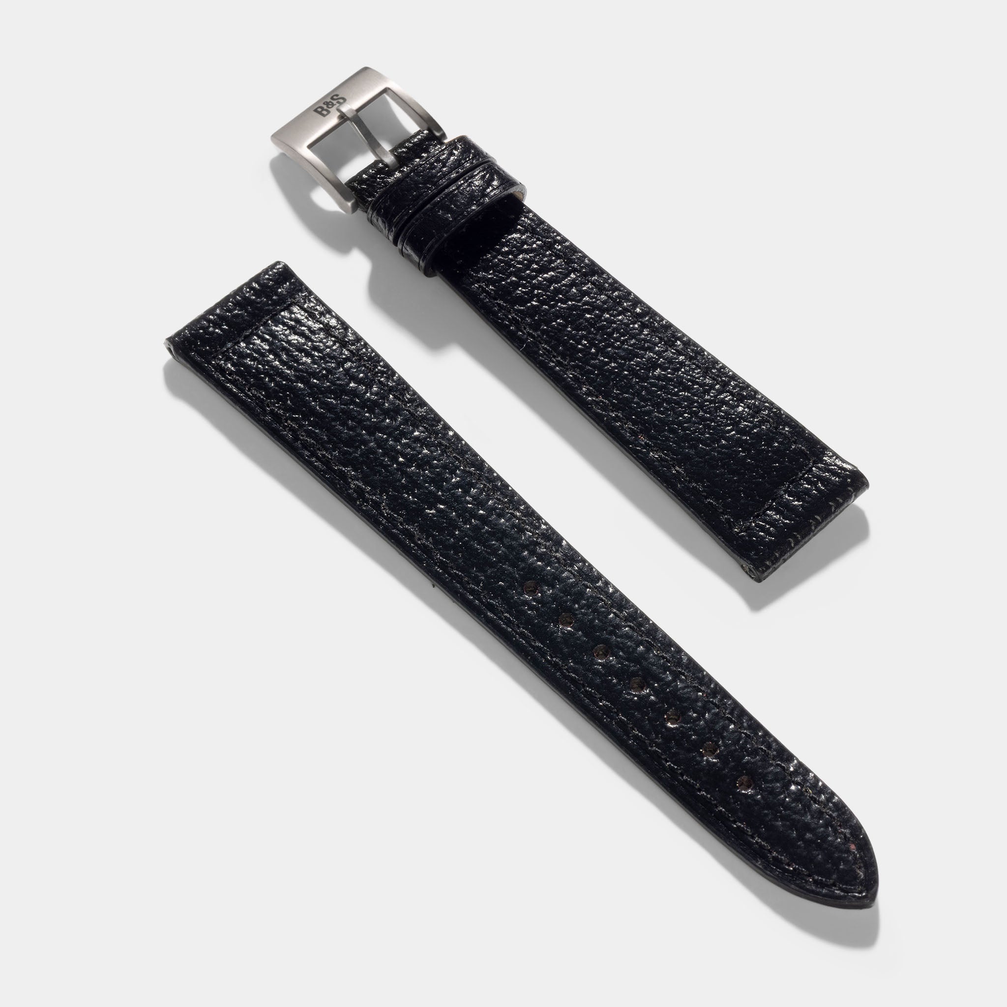 Strap for Patek Philippe 3940 Perpetual – Black Boxed Pigskin