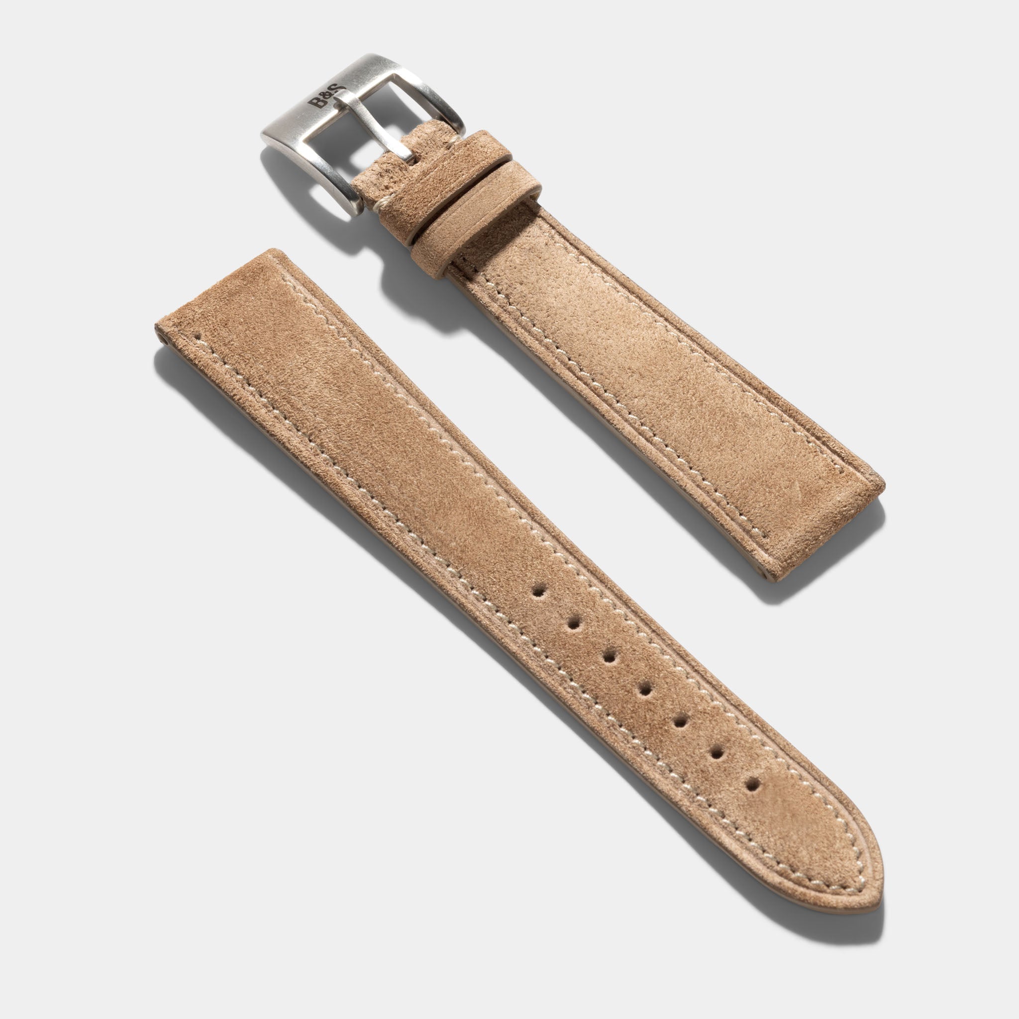 Strap for Patek Philippe 130 / 533 Chronograph - Dune Brown Suede Watch Strap